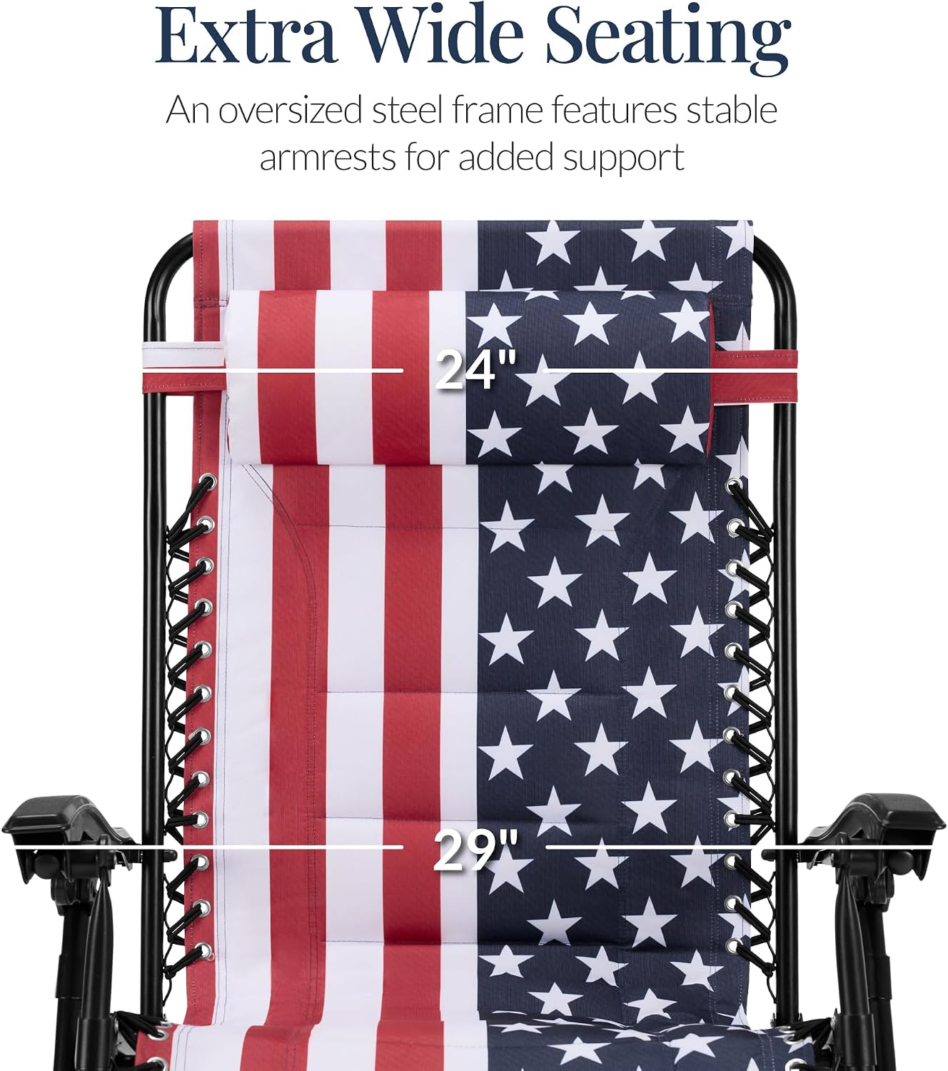 Best Choice Products Oversized Padded Zero Gravity Chair, Folding Outdoor Patio Recliner, XL Anti Gravity Lounger for Backyard w/Headrest, Cup Holder