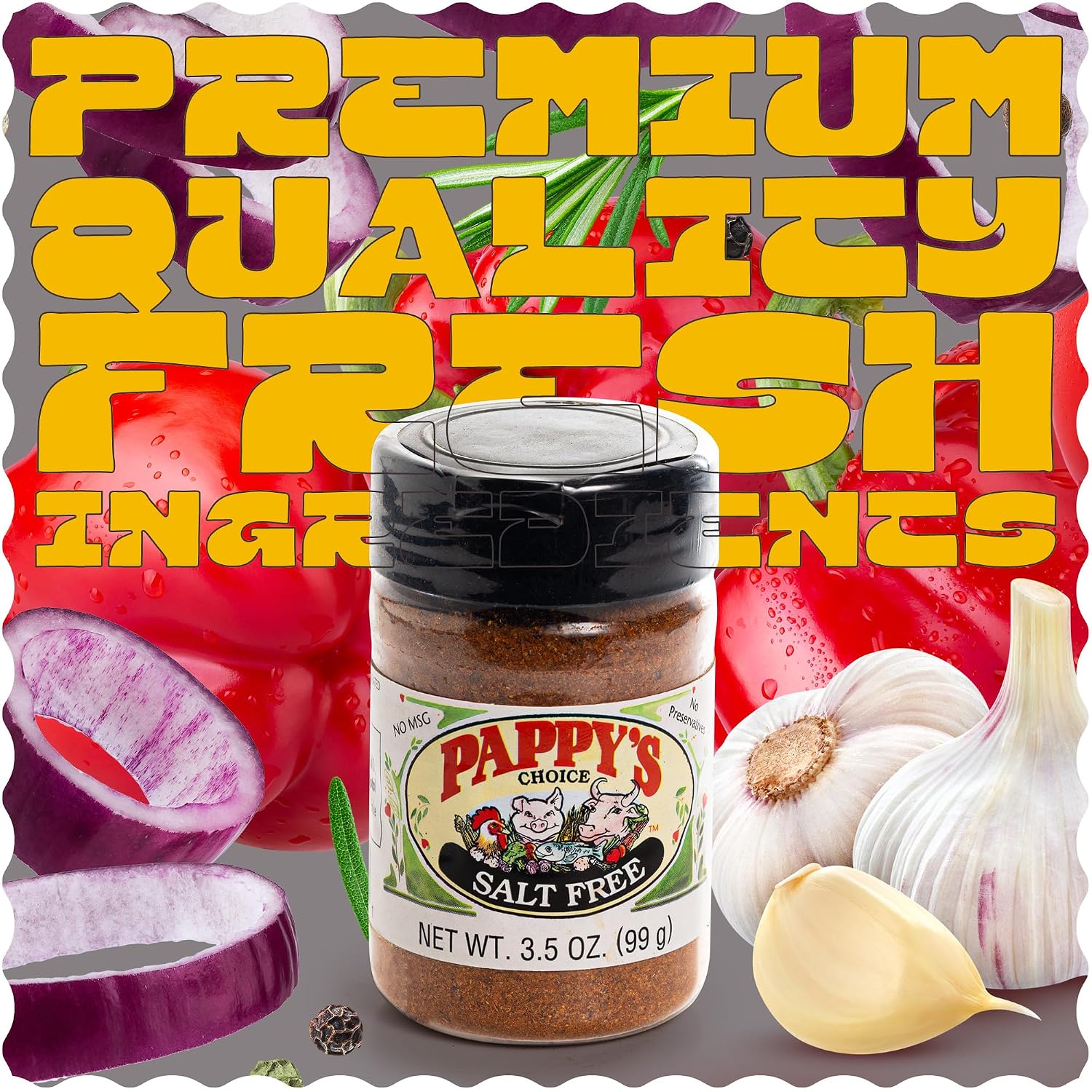 Pappy's Choice Original Seasoning, 32 Oz | California's Legendary Seasoning Blend, Santa Maria Style, Perfect for BBQ, Beef, Burgers, Brisket, Tri-tip and Steak