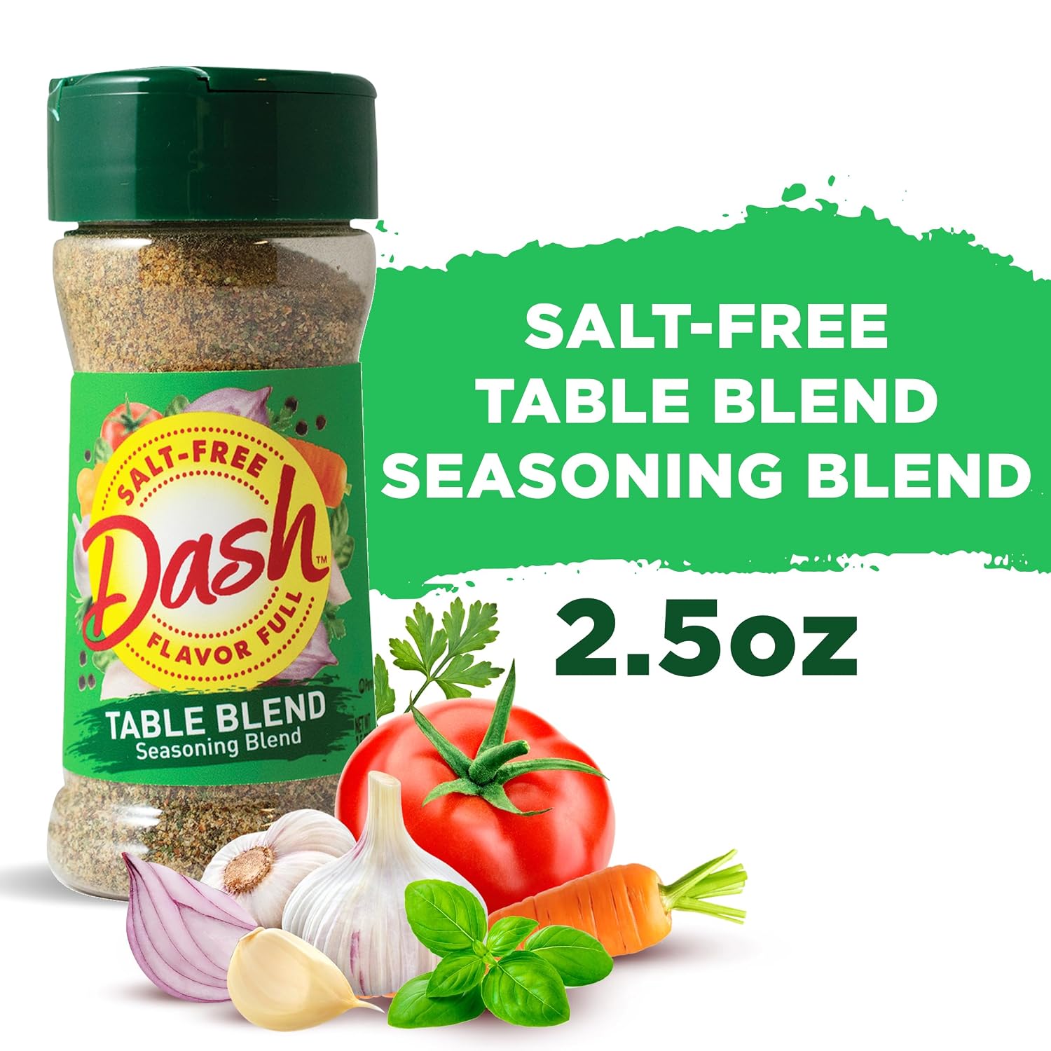 Dash Salt-Free Seasoning Blend, Everything But The Salt Seasoning Blend, 2.6 Ounce