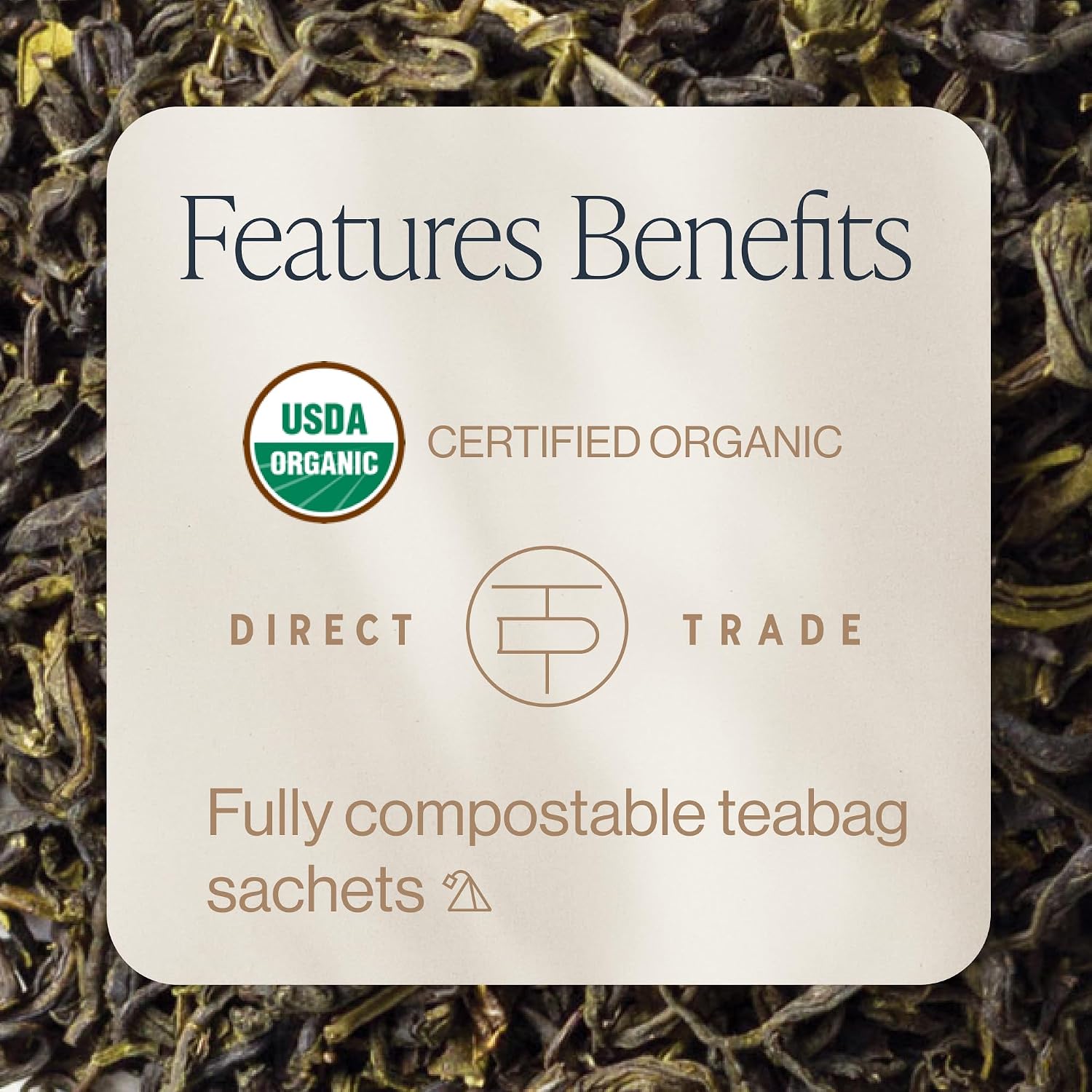 Rishi Tea Jasmine Organic Chinese Green Sachet Tea Bags, Caffeinated, 15ct | Floral Aroma and Taste, Jasmine Flower, Calm, Sustainable, 15 Servings