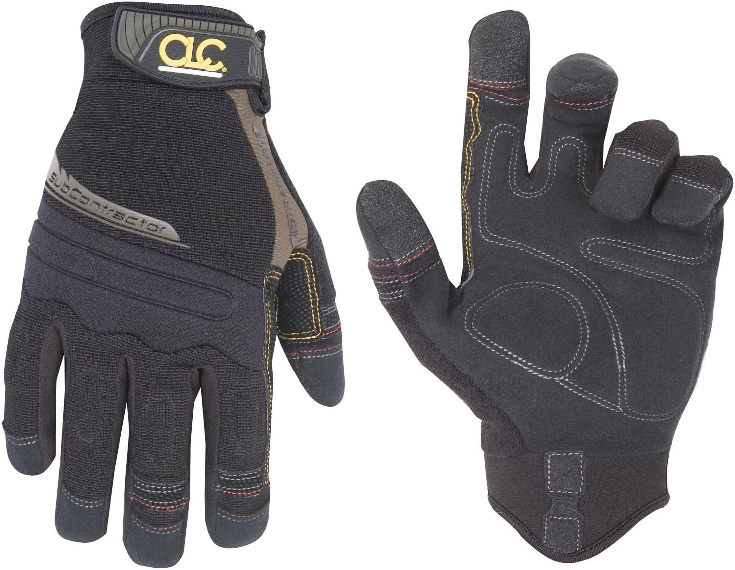Custom Leathercraft130M Subcontractor Flex Grip Work Gloves, Medium