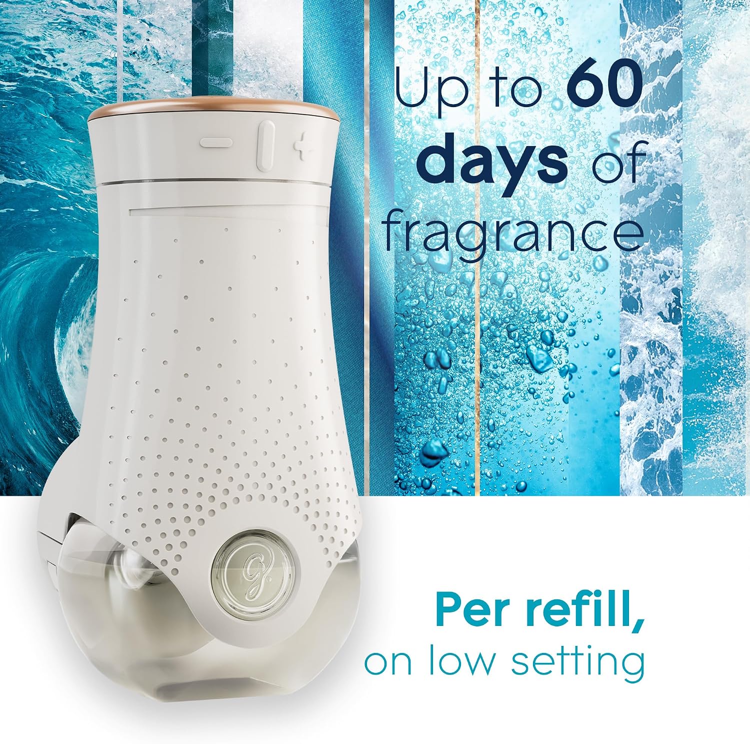 Glade PlugIns Refills Air Freshener, Scented and Essential Oils for Home and Bathroom, Cashmere Woods, 2.01 Fl Oz, 3 Count