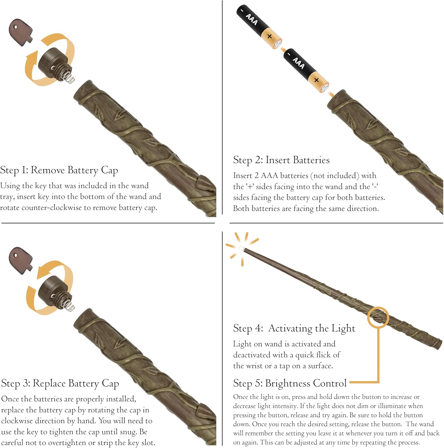 The Noble Collection Hermione Granger's Illuminating Wand