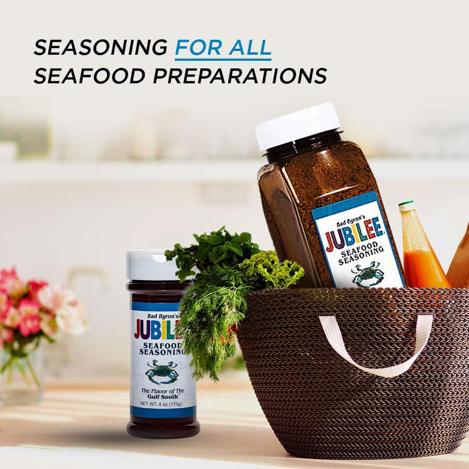 Bad Byron’s Jubilee® Seafood Seasoning – 24 oz | Bold Gulf Coast Flavor | Perfect for Shrimp, Fish, Crab & More | All-Purpose Cajun-Style Blend