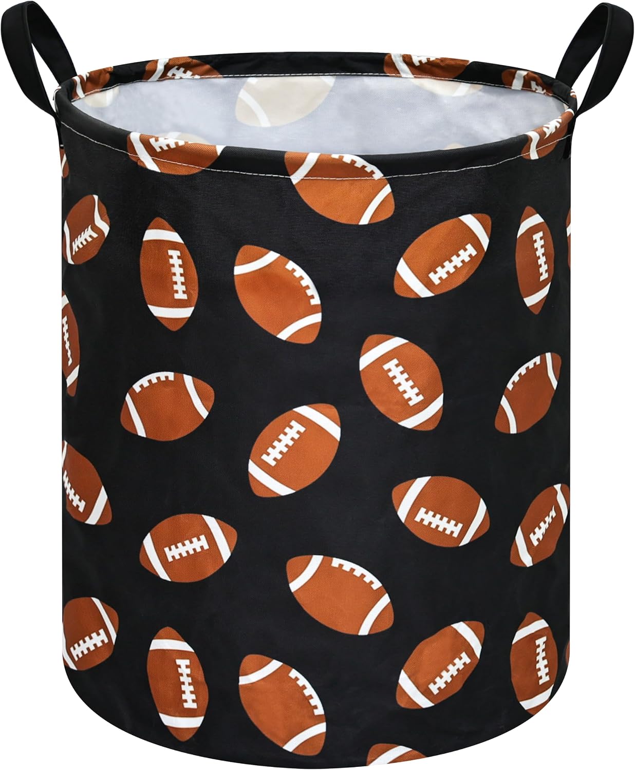 MAIZMZ Kids Hamper Storage Basket Nursery Bins Baby Gift Toy Organizer Box Laundry Basket Large Canvas Collapsible Chest for