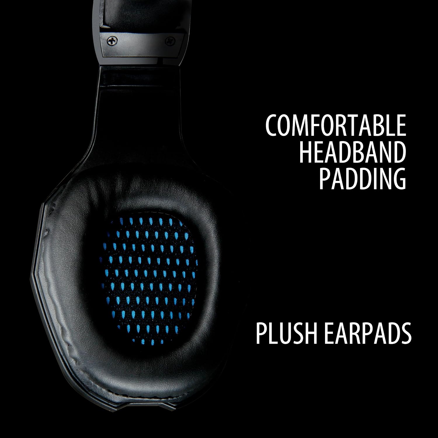 Enhance GX-H4 Computer Gaming Headset with Microphone - Braided Cable, Noise Isolating Headphones