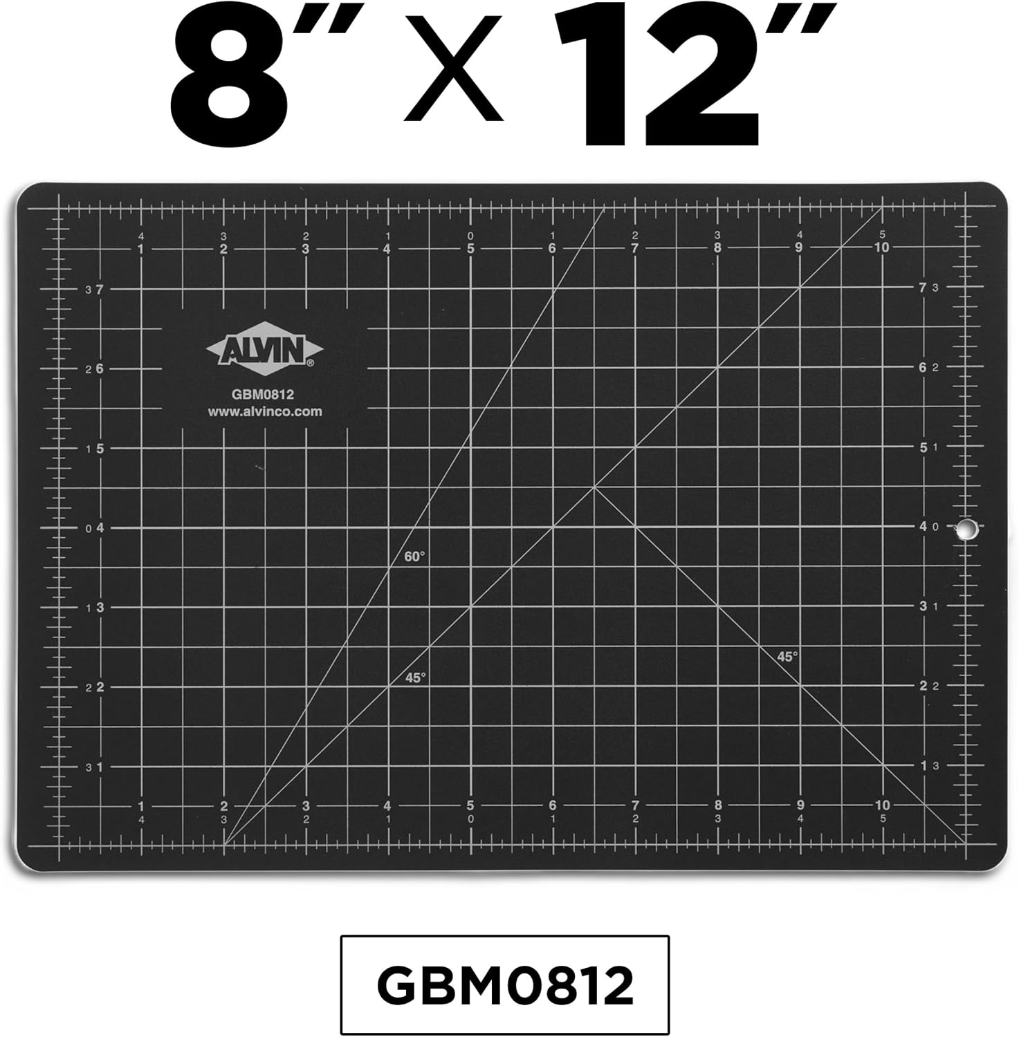 ALVIN GBM Self-Healing Cutting Mat 24 x 36 inch | Double-Sided Green/Black | 5-Layer Gridded Surface for Arts, Crafts and Sewing - Model GBM2436
