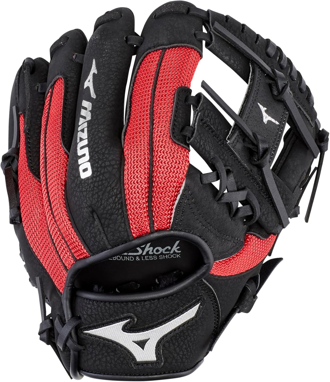 Mizuno Prospect PowerClose Youth Baseball Glove Series I V-Flex Notch I Parashock Palm Pad I Buttersoft Palm Liner