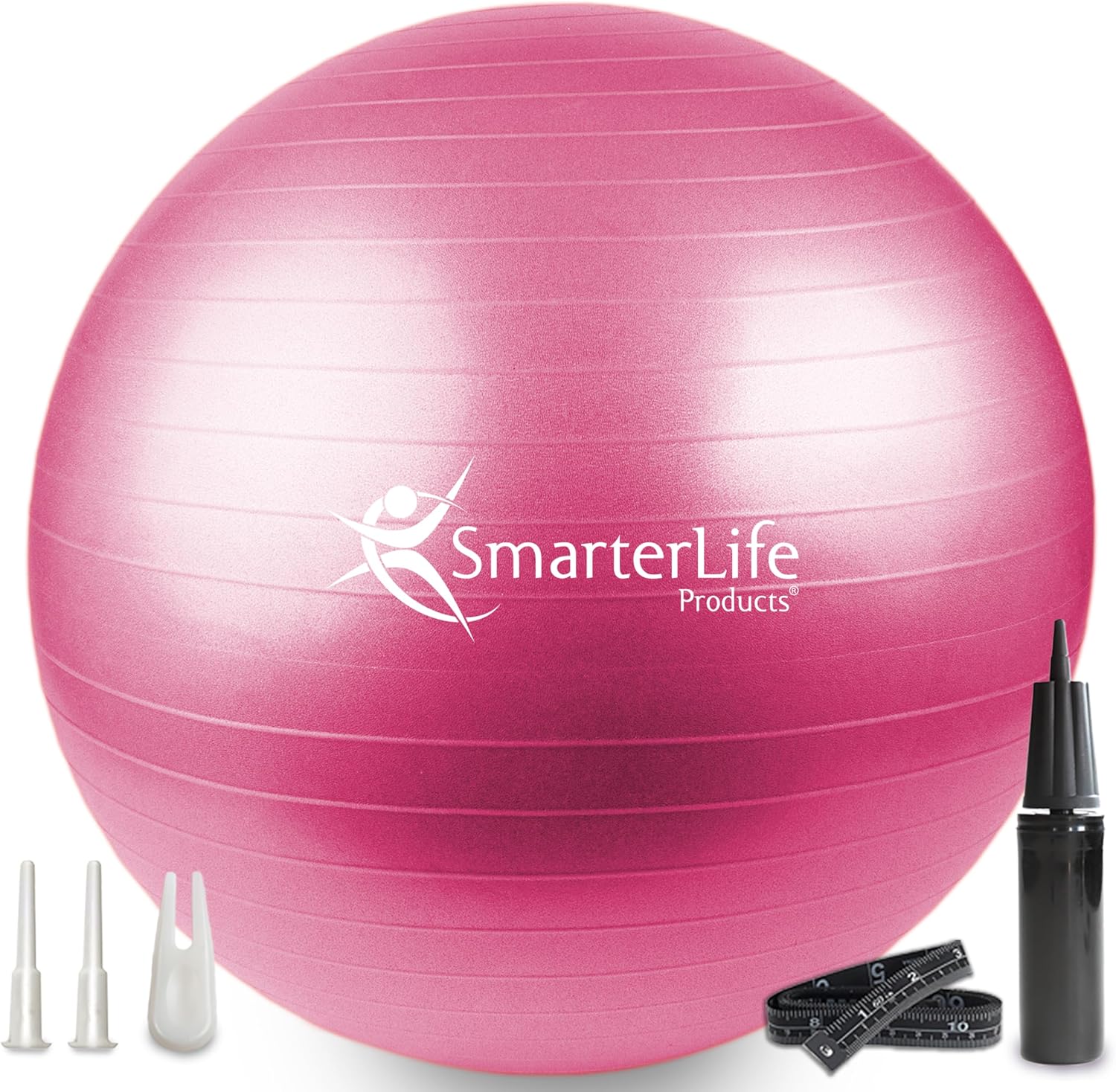 SmarterLife Exercise Ball, Yoga Ball for Gym, Balance, Stability, Pregnancy