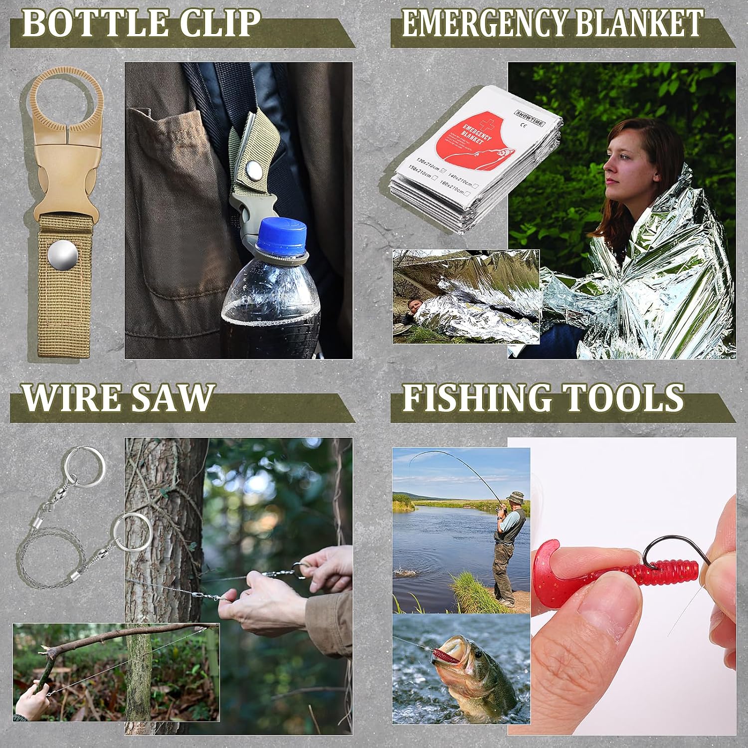 Gifts for Men Fathers Day Dad Husband Boyfriend Him, Survival Kits