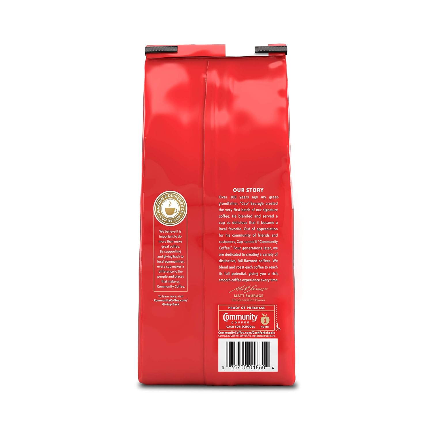 Community Coffee Caramel Cookie Butter Flavored 12 Ounces, Medium Roast Ground Coffee, 12 Ounce Bag (Pack of 1)