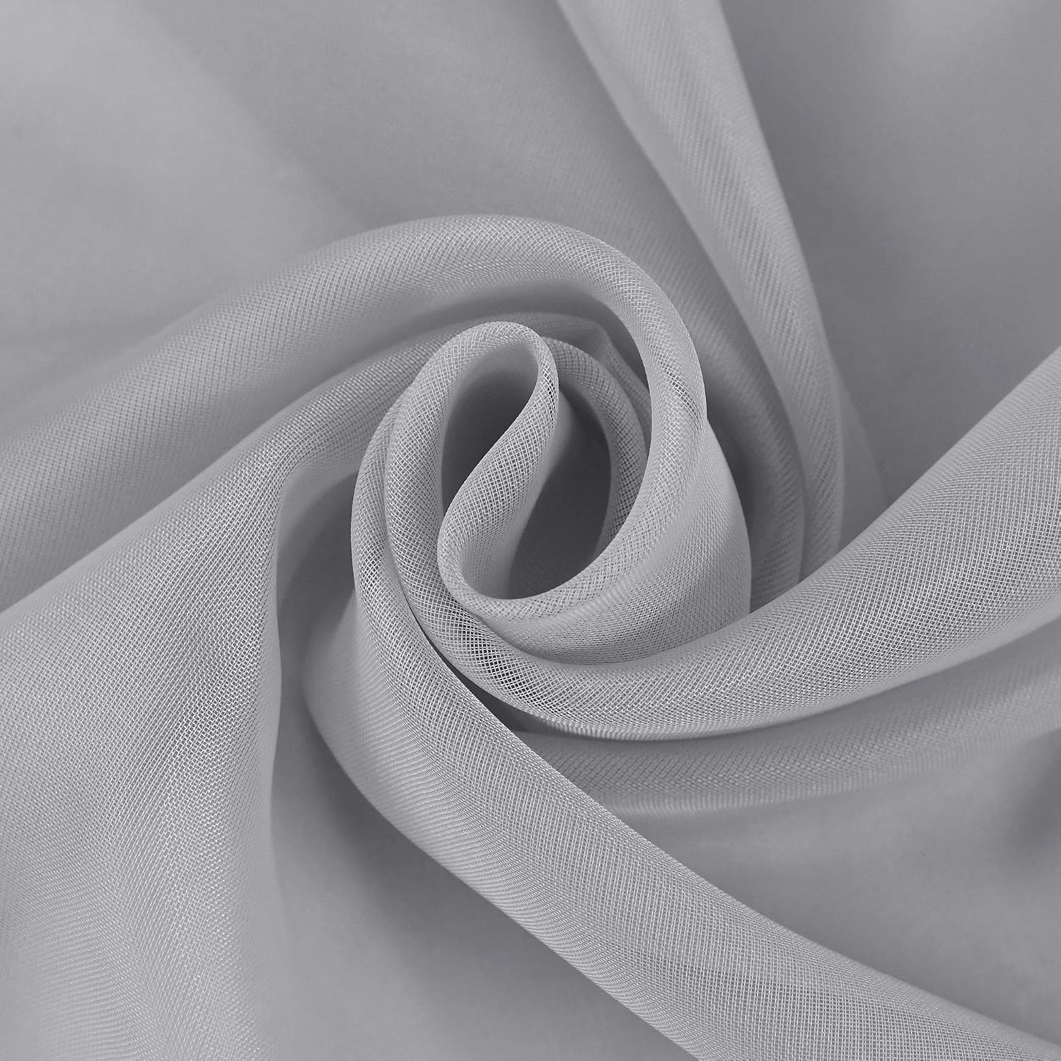 HUTO Light Pink Sheer Window Scarf Valances for Girls Room Sheer Soft Voile Curtain Scarves for Wedding Party 216 Extra Long