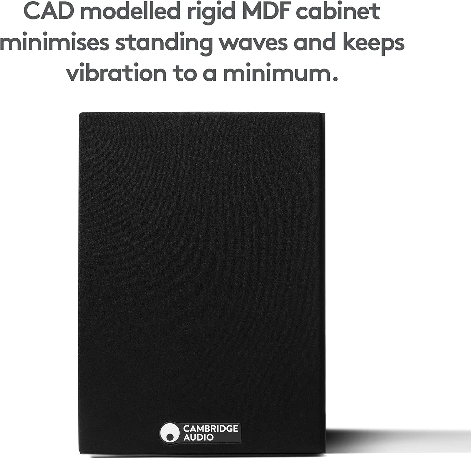 Cambridge Audio SX-50 Bookshelf Speaker | 100 Watt Home Theater Compact Speaker Pair (Matte Black)