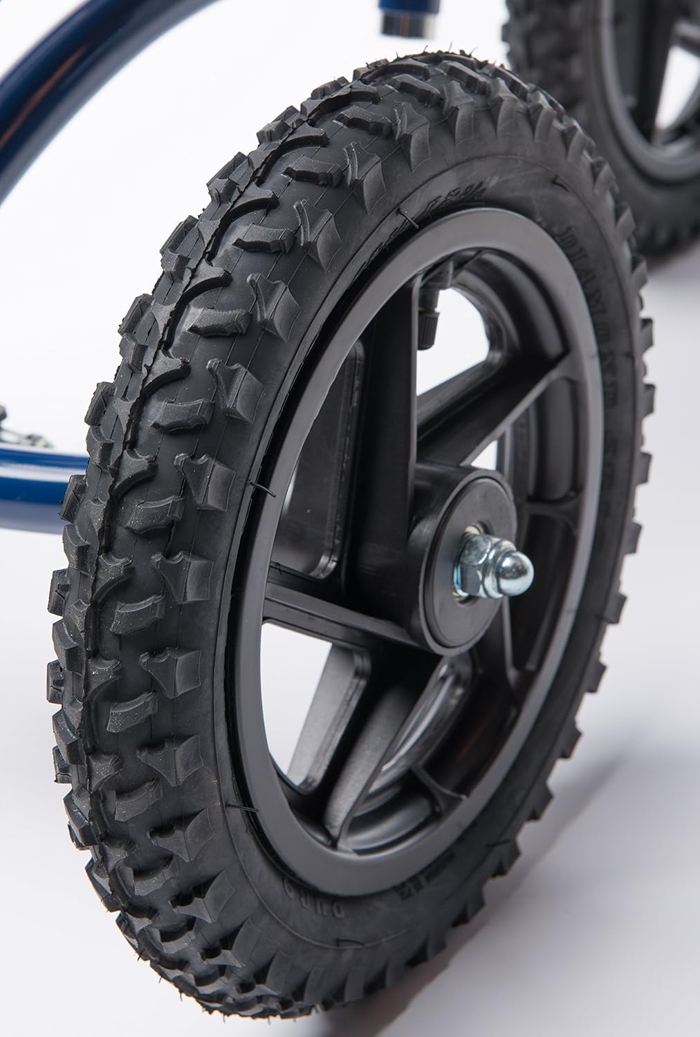 KneeRover Knee Walker 12 inch Replacement Pneumatic Wheel for All Terrain Knee Rover - Knee Scooter Accessory Part Includes Bearings Tire and Tube