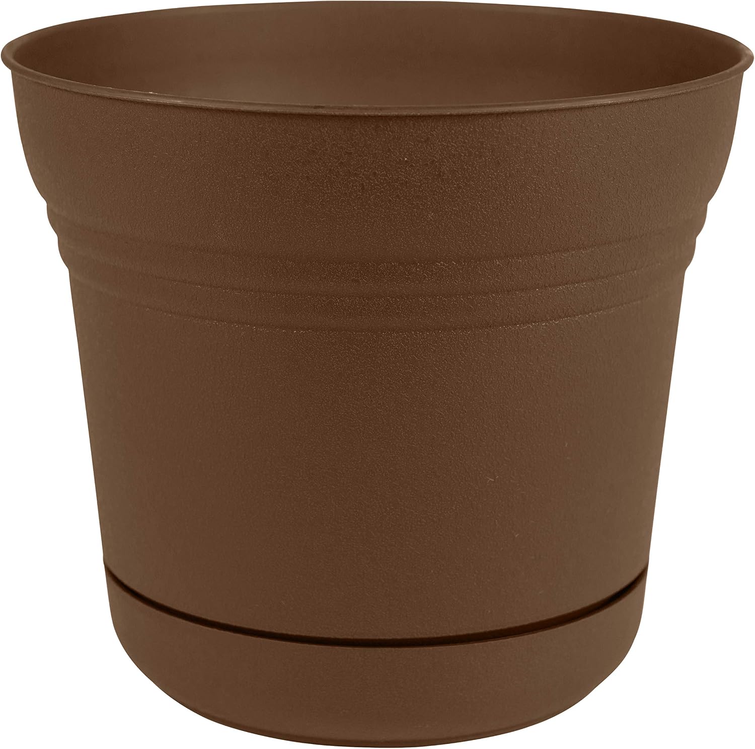 Bloem Saturn Planter with Saucer, 10", Calypso (SP1027)