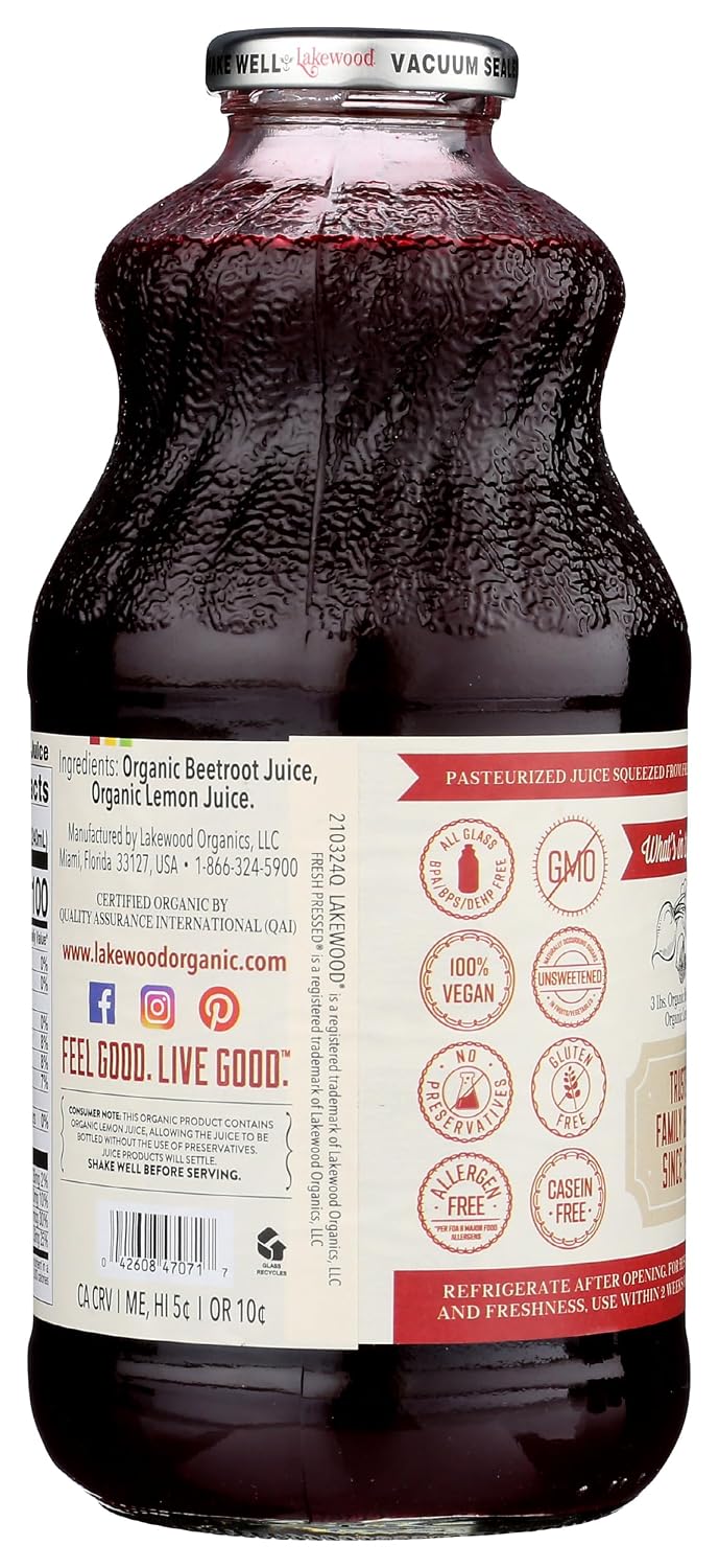 Lakewood Organic Pure Concord Grape Juice, 32 oz