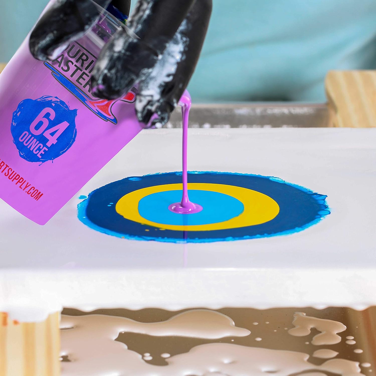 Pouring Masters 40 Ounce (1200ml) Graduated Plastic Mixing Cups (Box of 24)