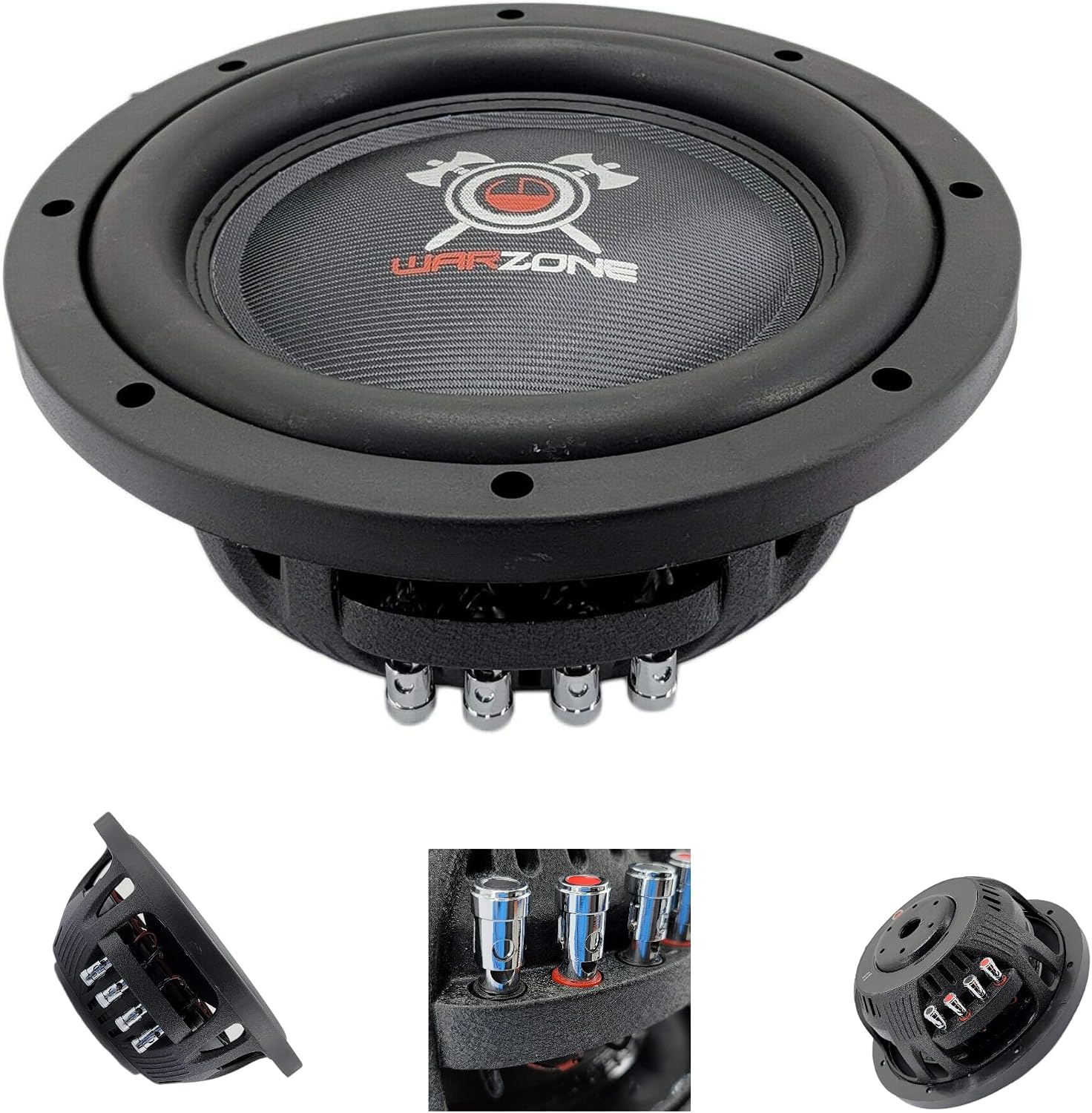 Gravity Car Vehicle Subwoofer Audio Speaker - 15 Inch Competition Grade Pressed Paper Cone, 2 Ohm DVC, Advanced Air Flow