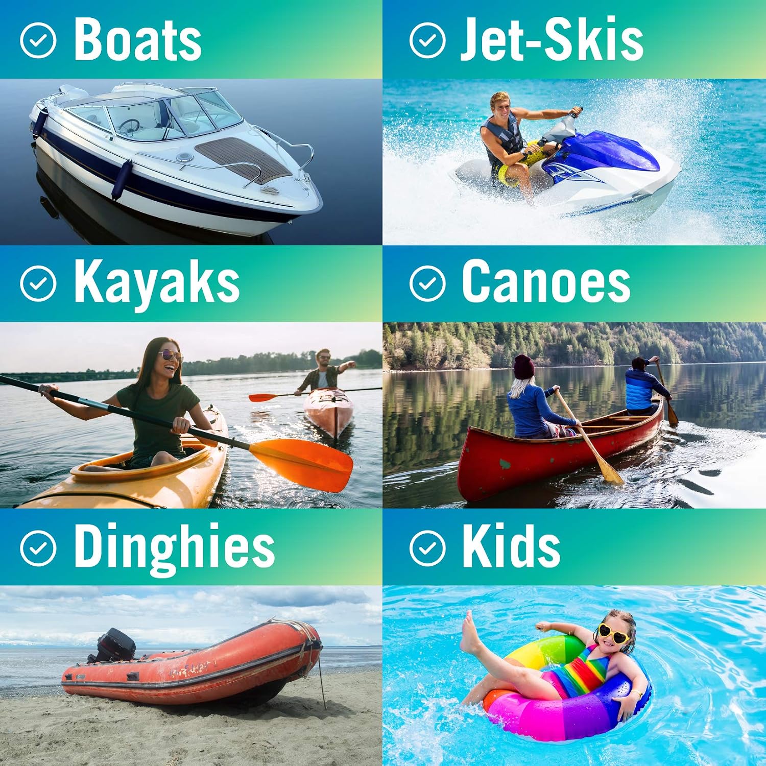Boat Paddle Telescoping Plastic Collapsible Oar, Kayak, Jet Ski, Rafting