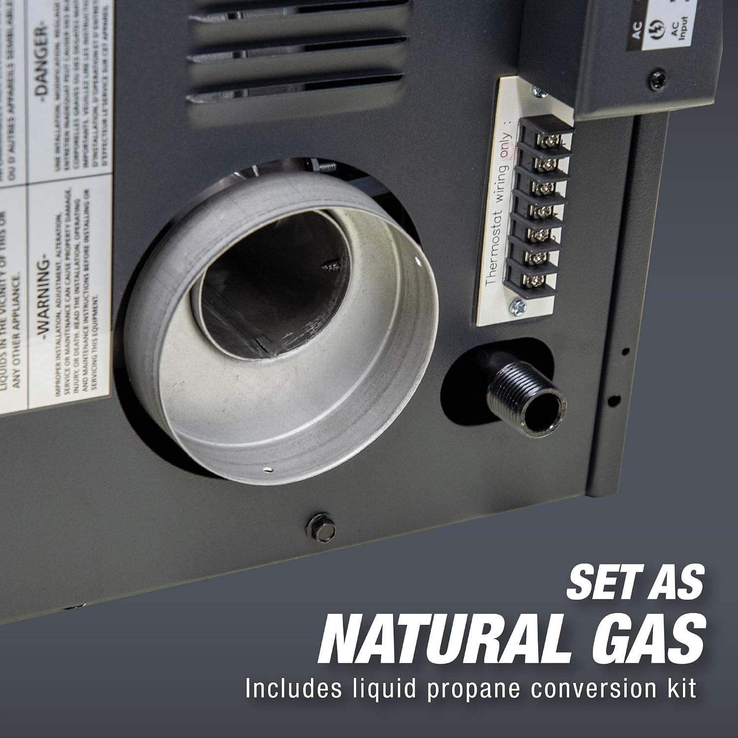 Mr. Heater 80,000 BTU Forced-Air Unit Heater (Propane or Natural Gas)