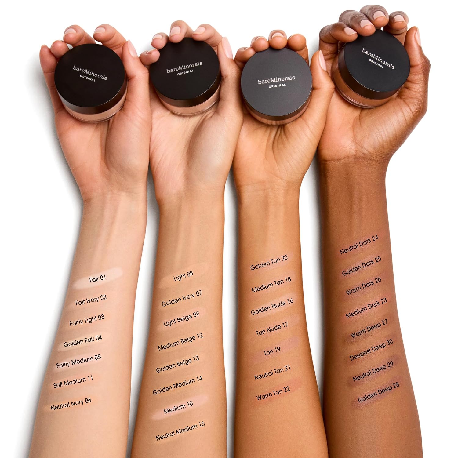bareMinerals Original Loose Powder Foundation SPF 15 - Powder Face Makeup with Added Sun Protection - Sheer to Full Coverage Foundation
