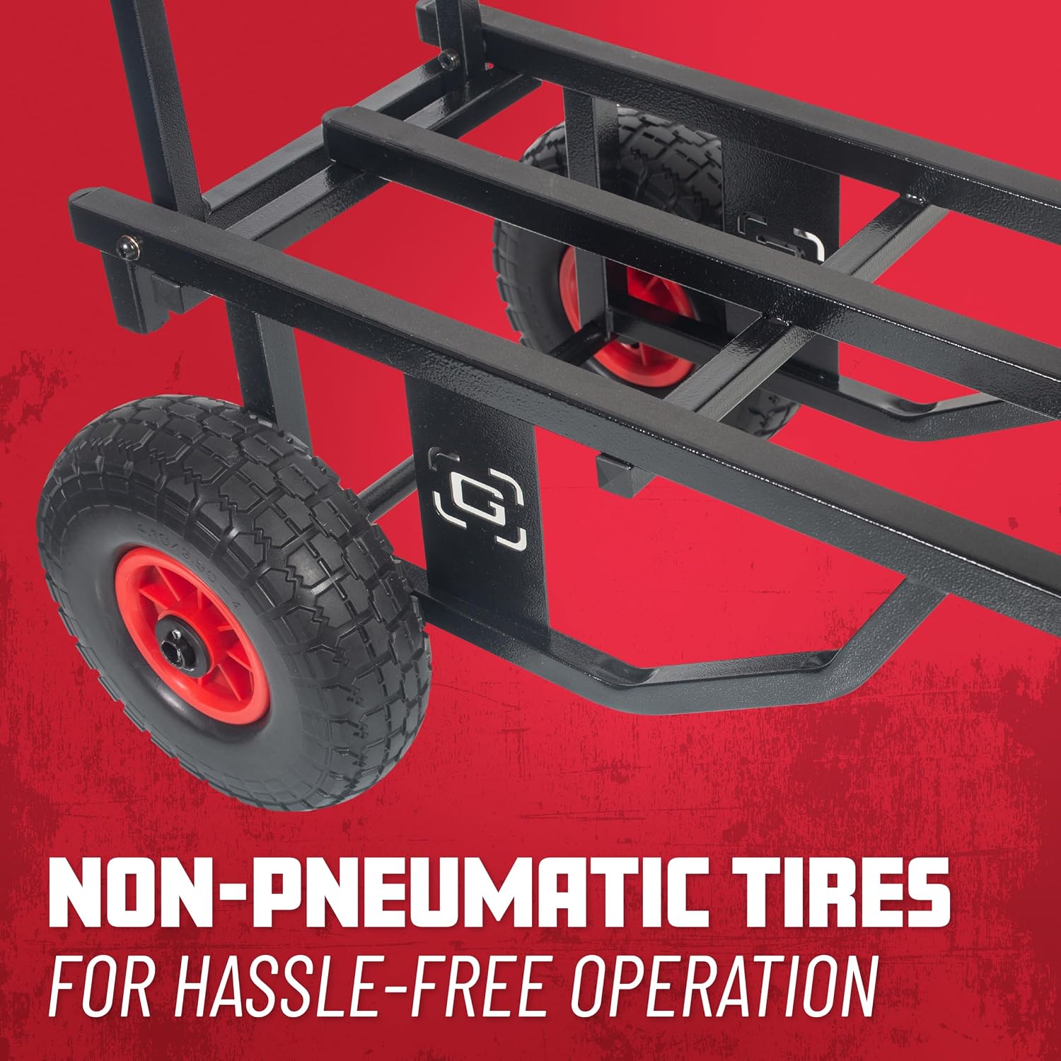 Gator Frameworks Folding Multi-Utility Cart with 30-52” Extension & 500 lbs. Load Capacity (GFW-UTL-CART52)