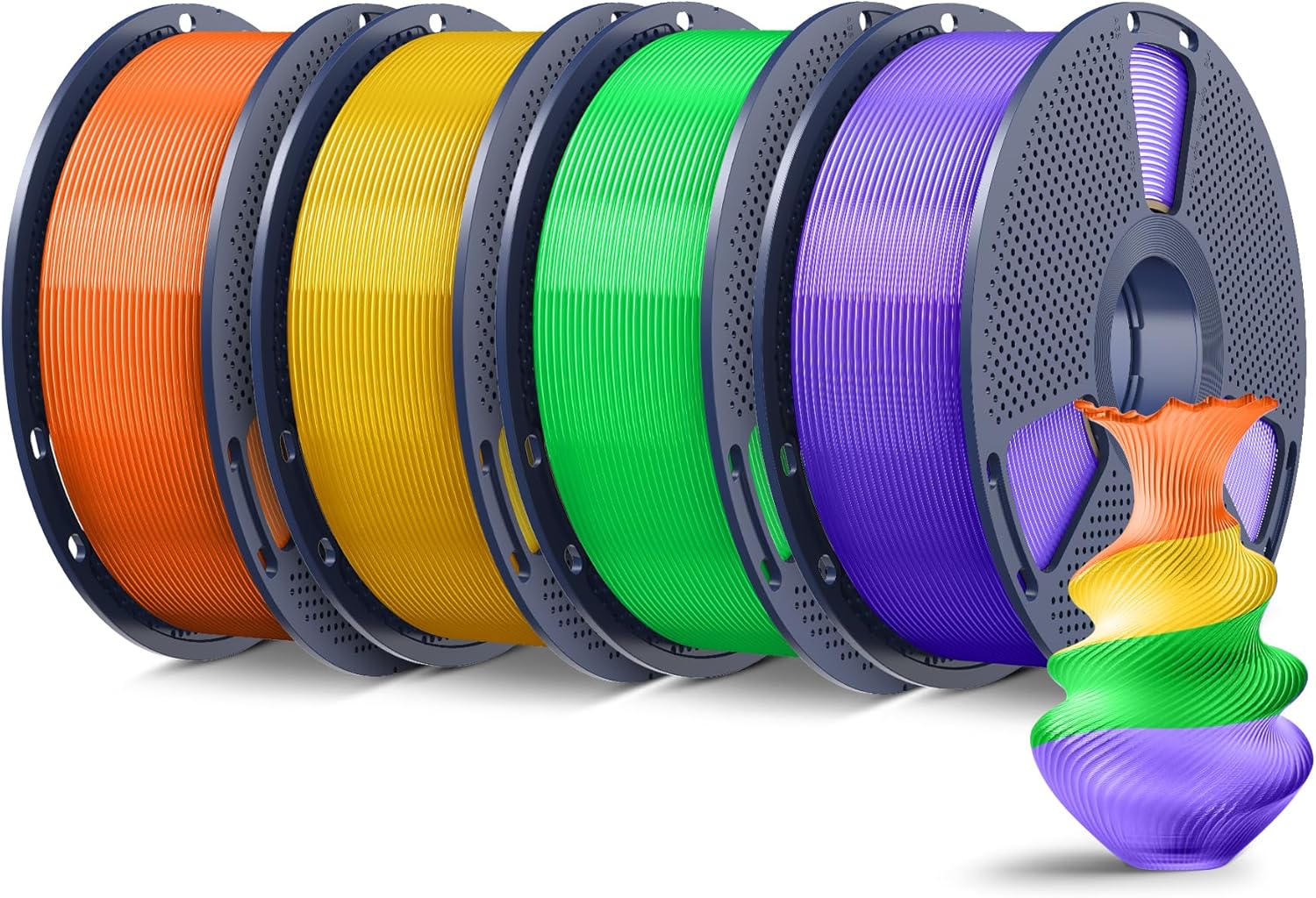 SUNLU PLA Plus Filament 1.75mm White 1KG
