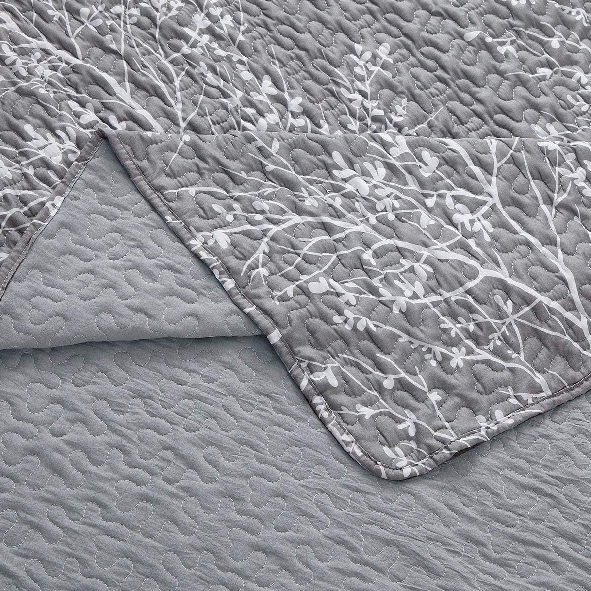 Royal Hotel Ayat Birds Oversized Coverlet Set Queen Size – Luxury Queen Quilt Bedspread, All Season Soft Filled Quilts