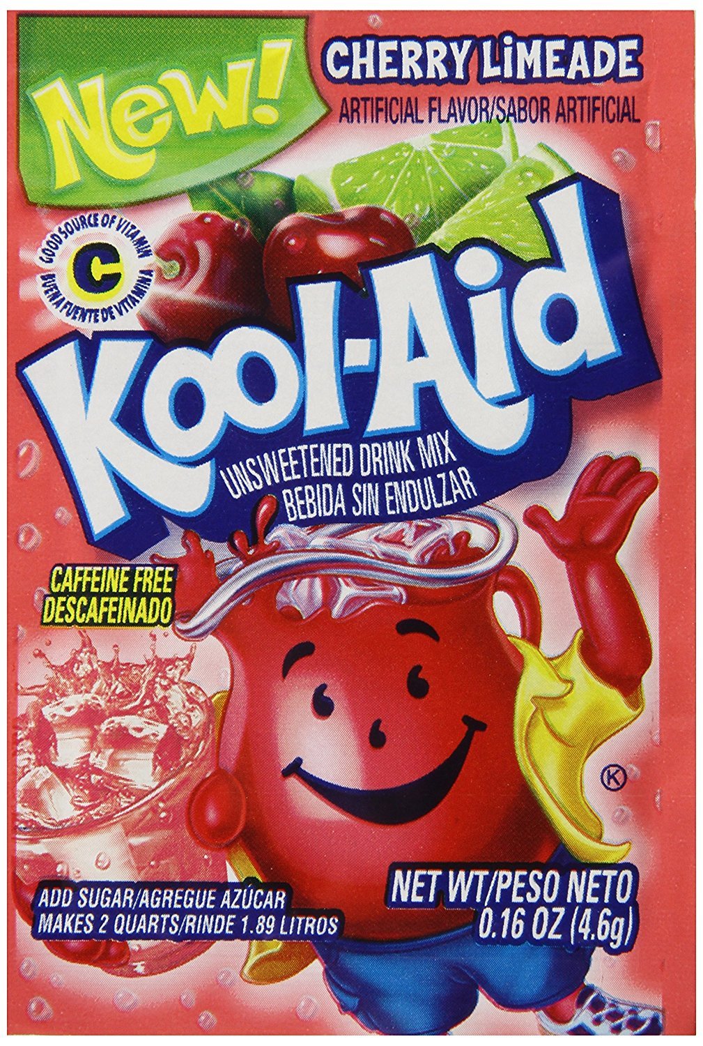 Kool-Aid Drink Mix, Tropical Punch, 19 oz | for Flavorful Hydration and Shareable Refreshment Good Source of Vitamin C, Caffeine Free Gluten Free