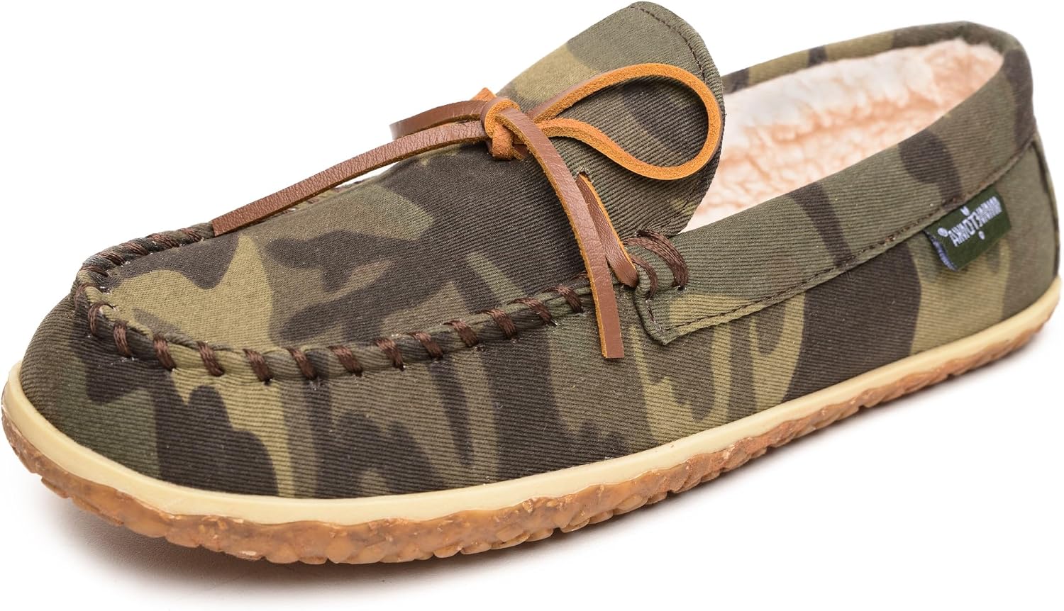 Minnetonka Men's Tomm Suede Leather Moccasins