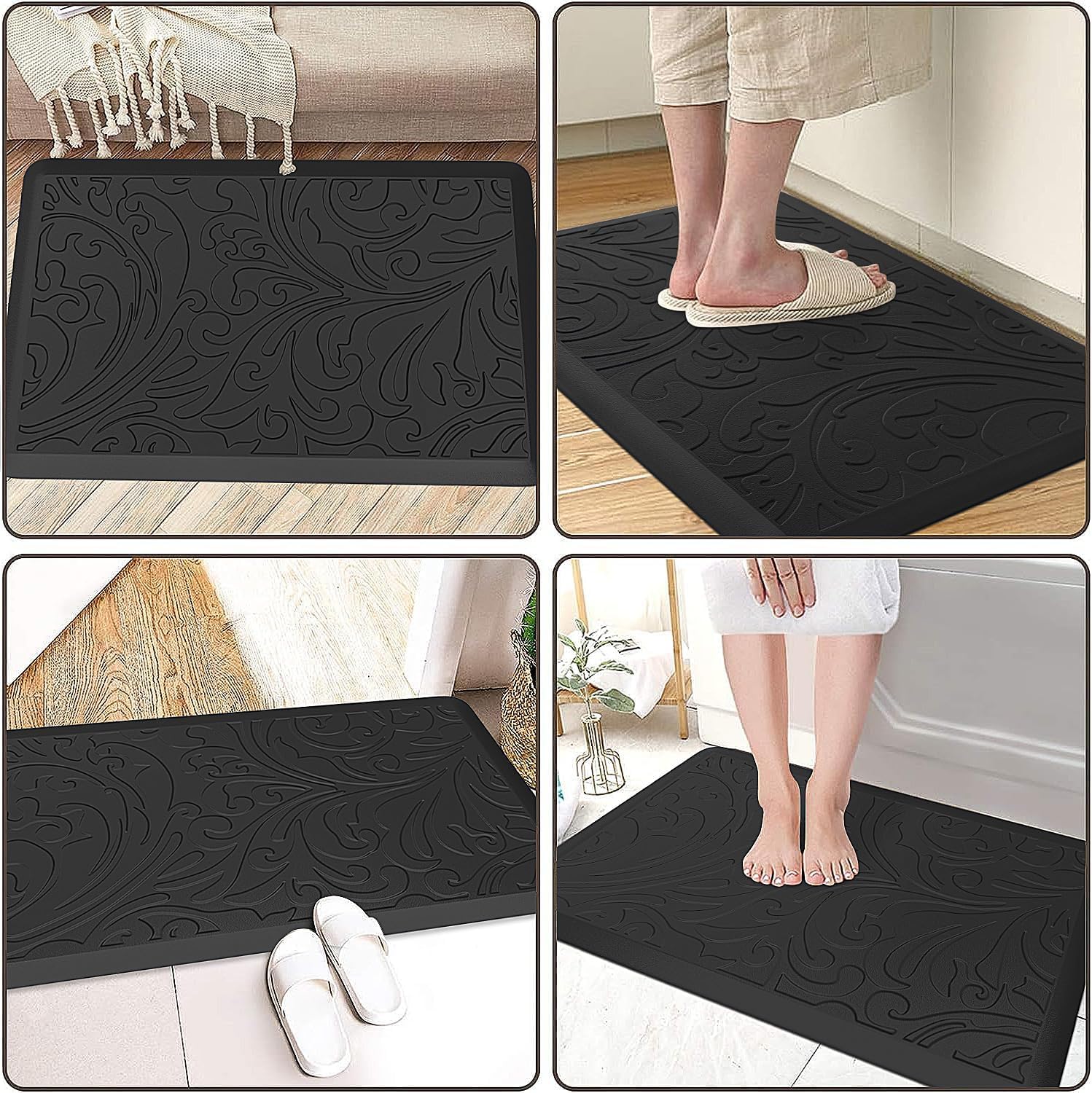 Kitchen Mat Cushioned Anti-Fatigue Comfort Standing Mat Rug for Home,Office