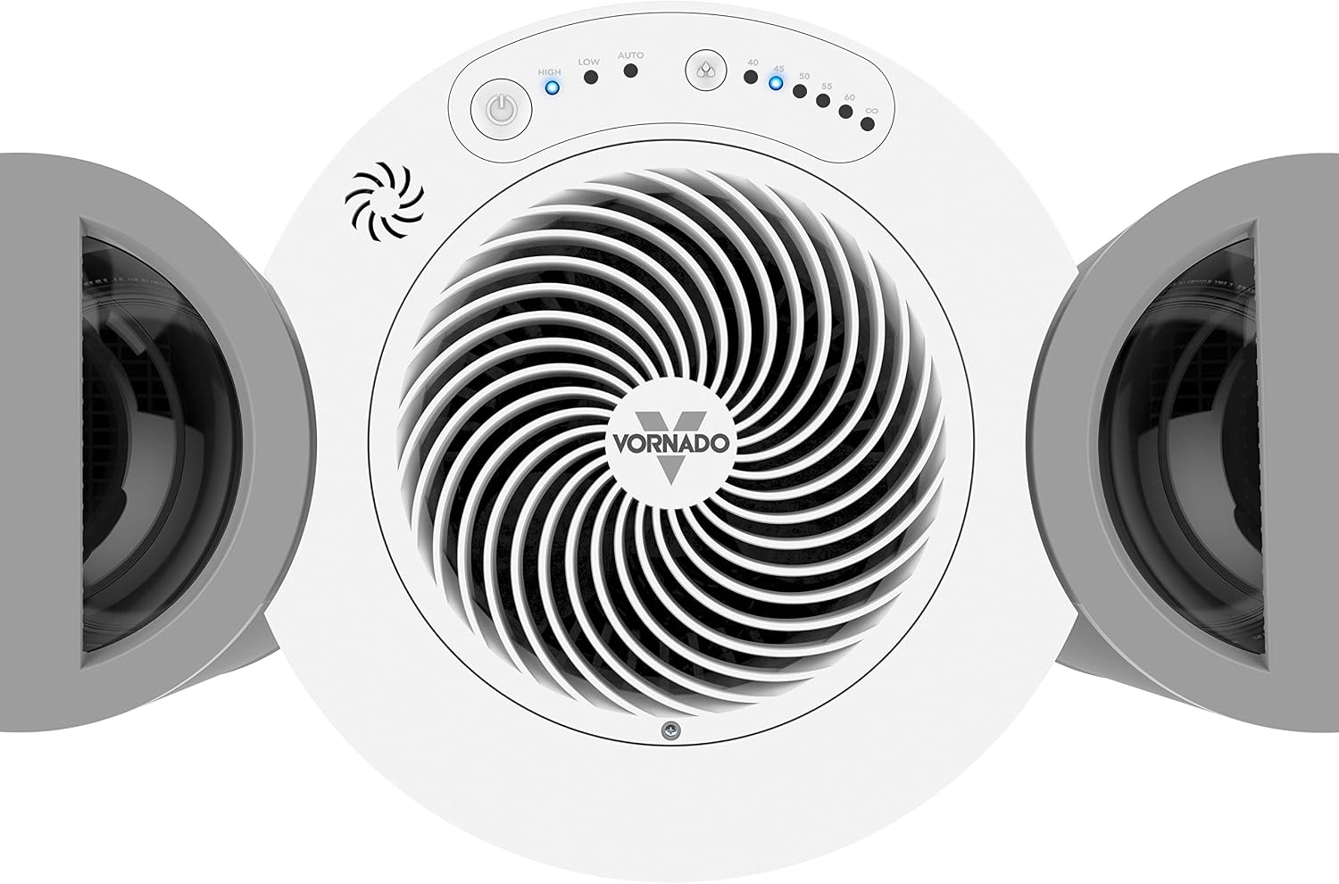 Vornado EV100 Evaporative Whole Room Humidifier with SimpleTank, Easy-Fill, 1 Gallon Capacity, 2 Speeds, Electronic Humidistat, Antimicrobial Treated Wick, Perfect for Home, Bedroom, and Living Room