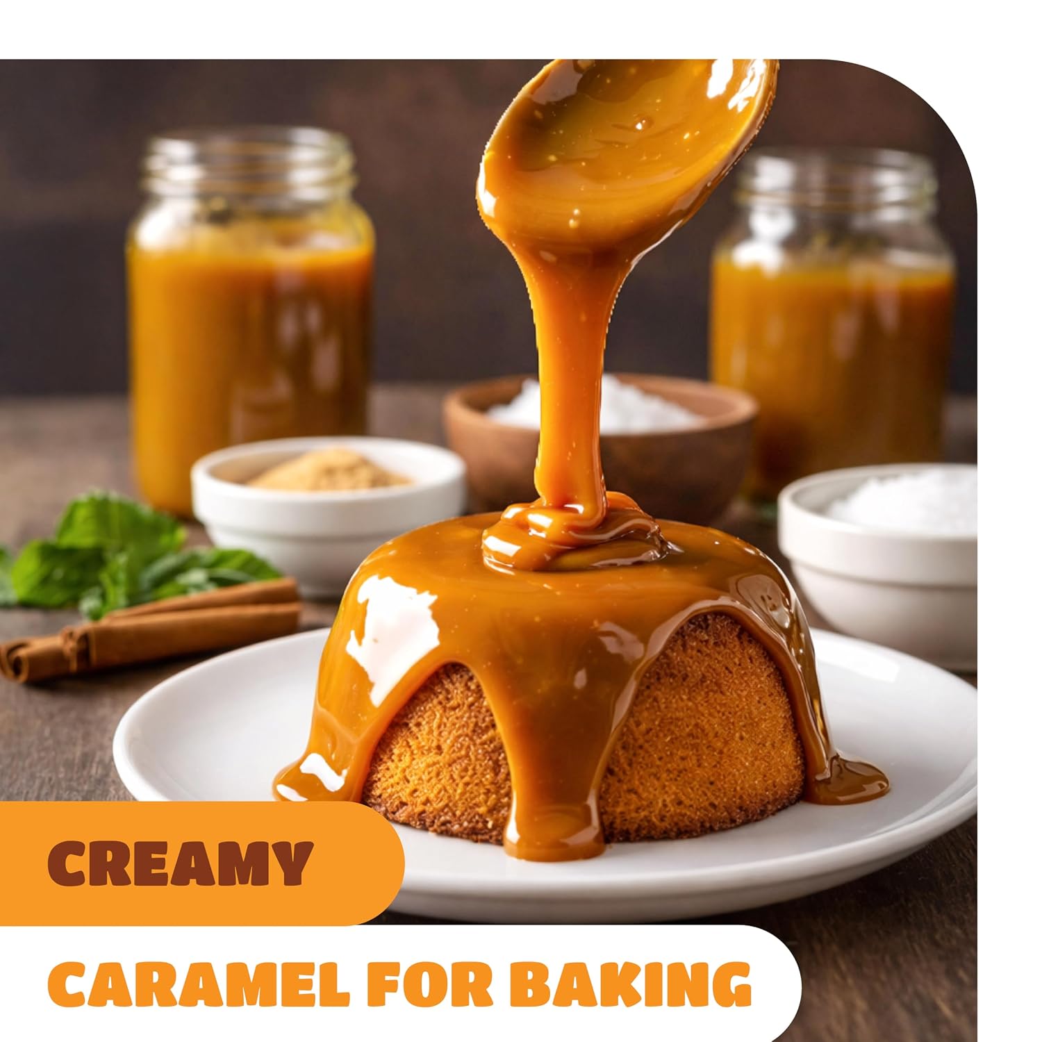 Caramel Candy, Creamy Caramels Individually Wrapped - 4 Lb Pack | Vanilla Flavored, Chewy Candy for Office