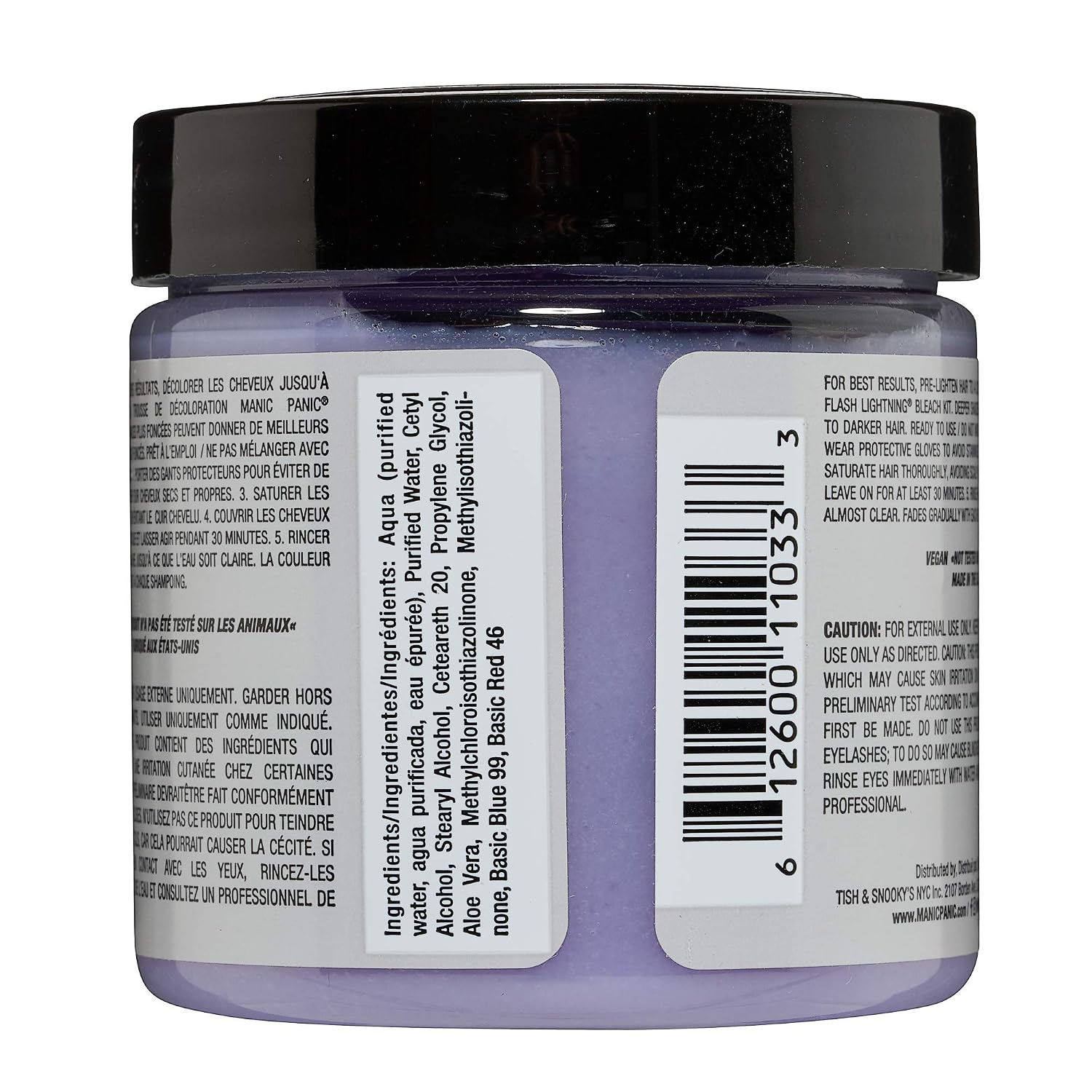 MANIC PANIC Classic Cotton Candy Pink Semi Permanent Hair Color - Bright Pink Hair Dye for Women & Men That Lasts 4-6 Weeks - Vegan, Ammonia & Cruelty-Free - Create & Mix Custom Shades (4oz / 2pk)