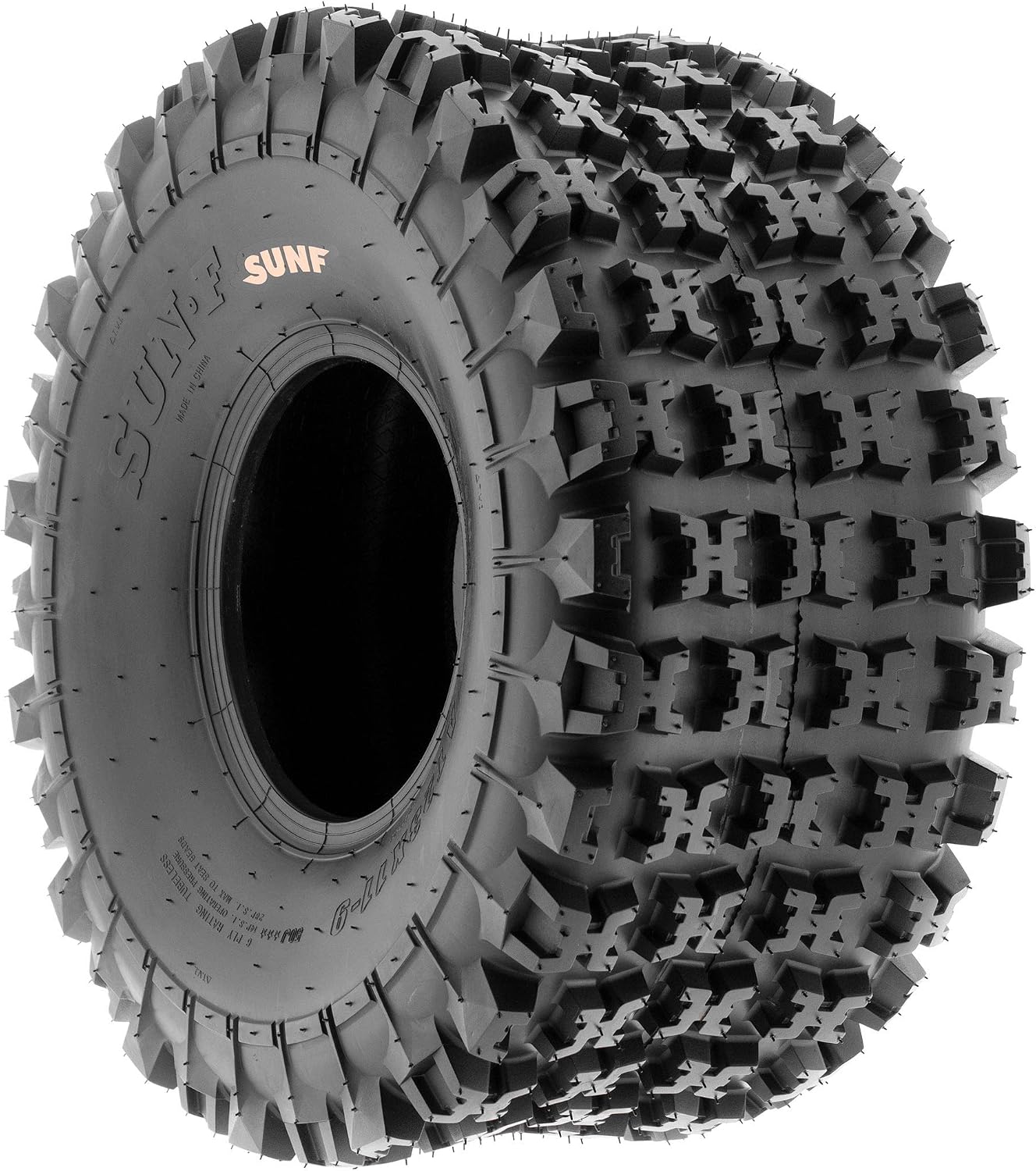 SunF 22x10-9 ATV UTV Knobby Tire 22x10x9 Sport Race 6 PR A027 - PAIR of 2