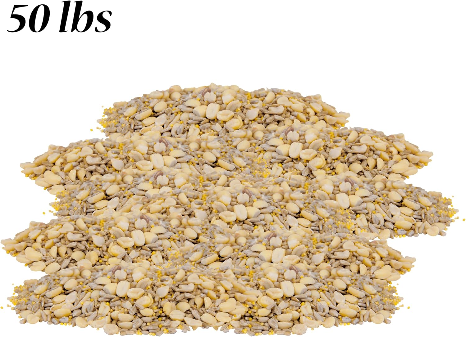 BestNest Wild Bird Seed Mix, Waste Free Blend, 50 lbs.