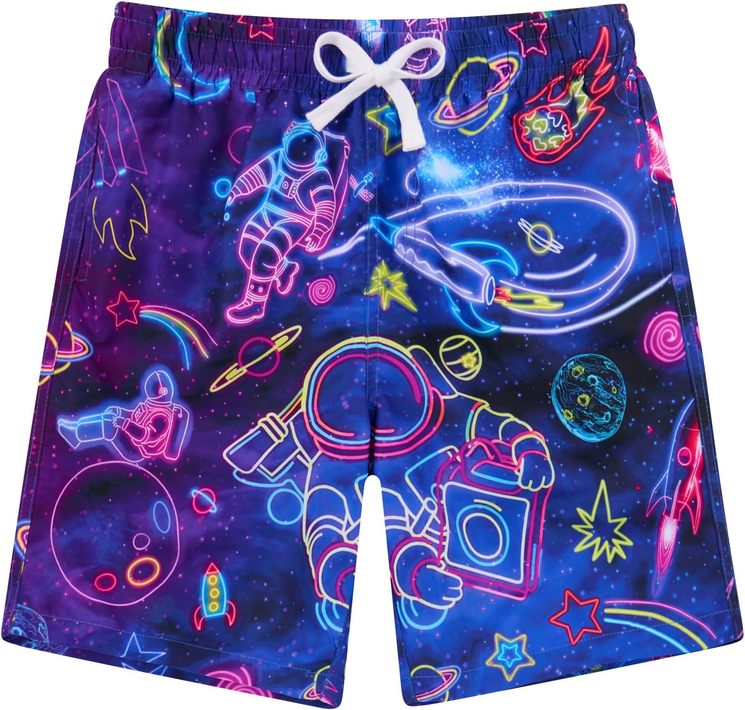 BFUSTYLE Boys Swim Trunks Mesh Lining Kids Bathing Suit 5-14 Years Shorts
