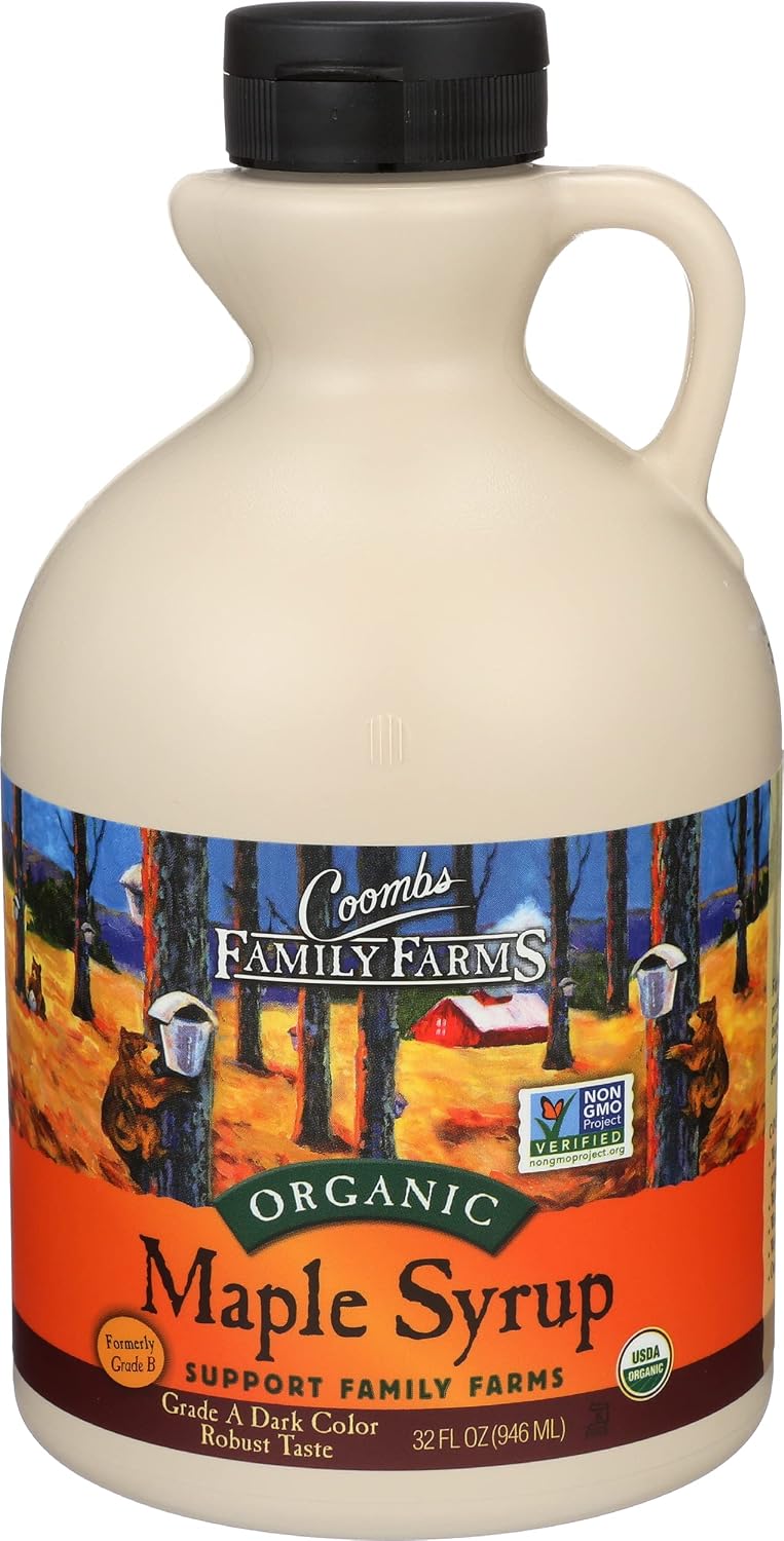 Coombs Family Farms, Syrup Maple Grade A Dark Organic, 32 Fl Oz