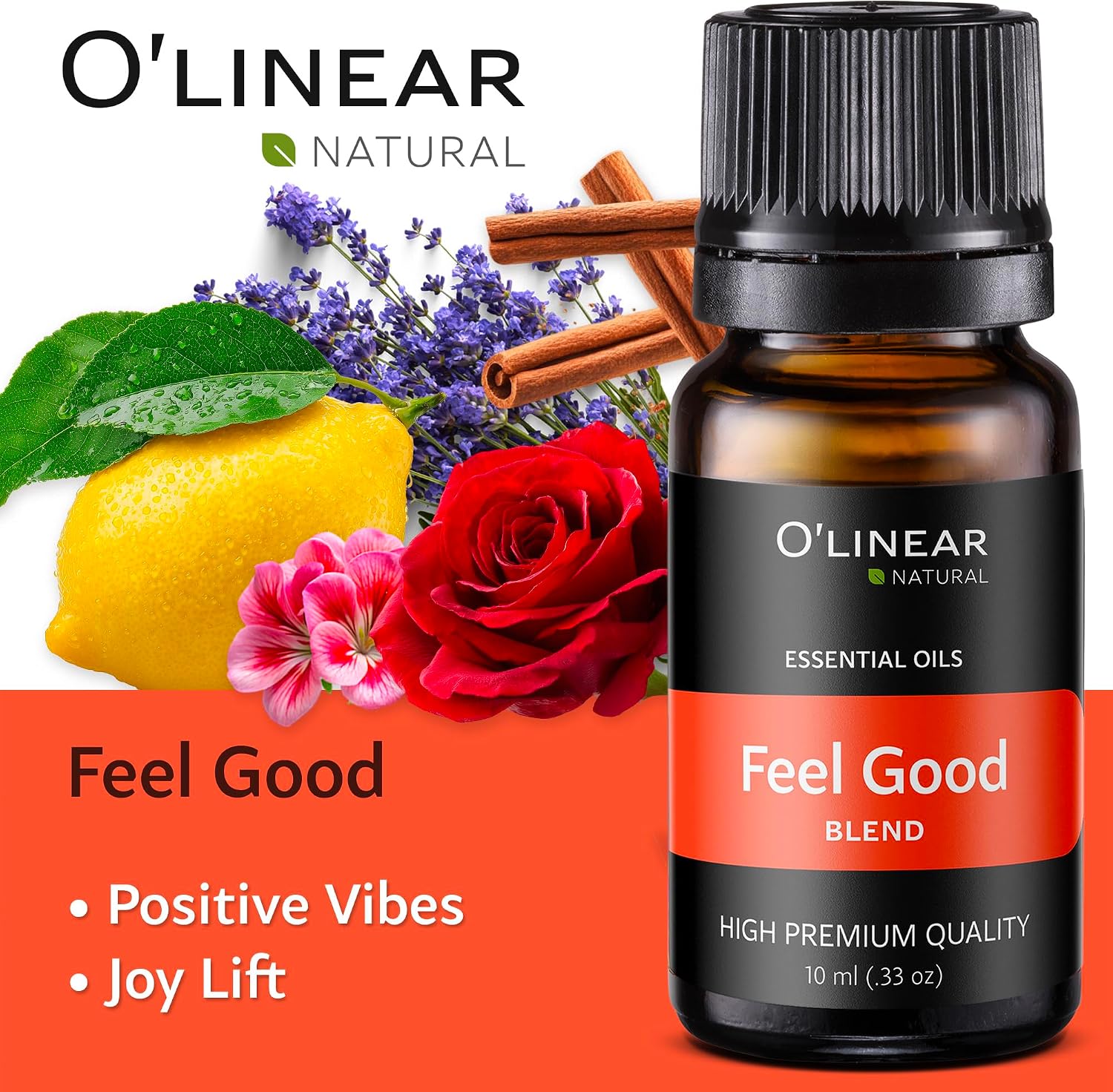 O'linear Essential Oils 6 Blends Set - Perfect for Humidifiers and Diffusers, Aromatherapy Diffuser Oils Scents, Essential Oil Kit for Home Use