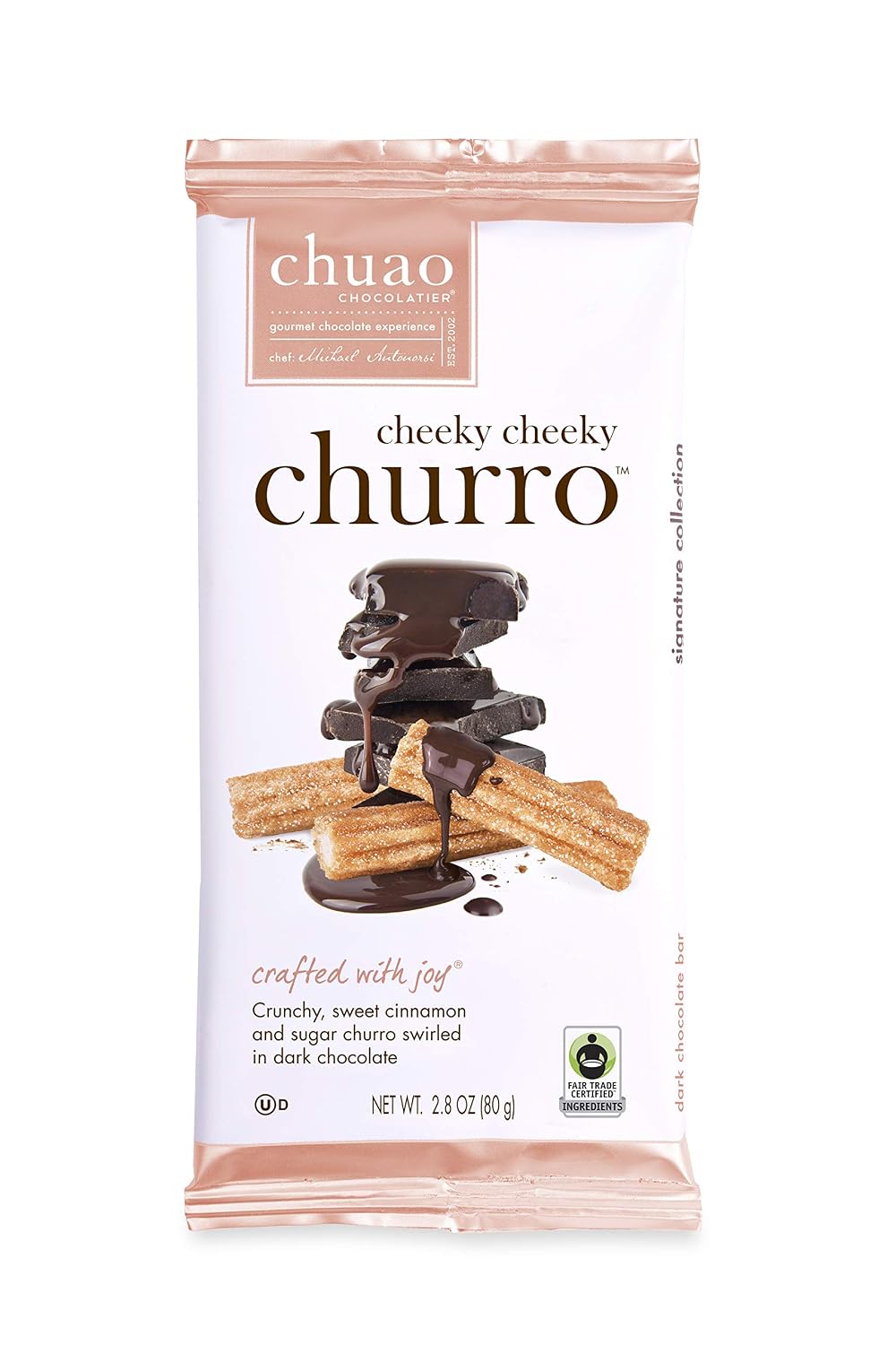 Chuao Chocolatier Ravishing Rocky Road Milk Chocolate Bars | Gourmet Almond Vegan Marshmallows Artisan No Preservatives | 10 Pack (2.8 oz each)