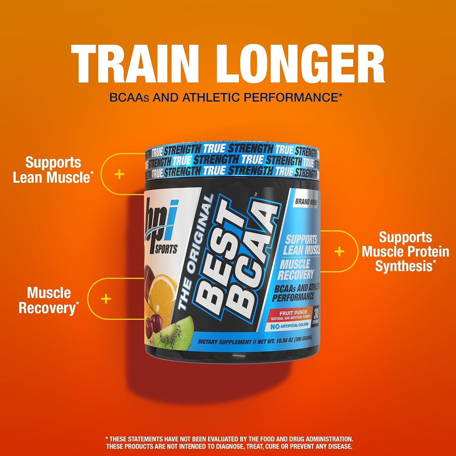 BPI Sports Best BCAA Powder – Muscle Recovery Support, Grape, 30 Servings