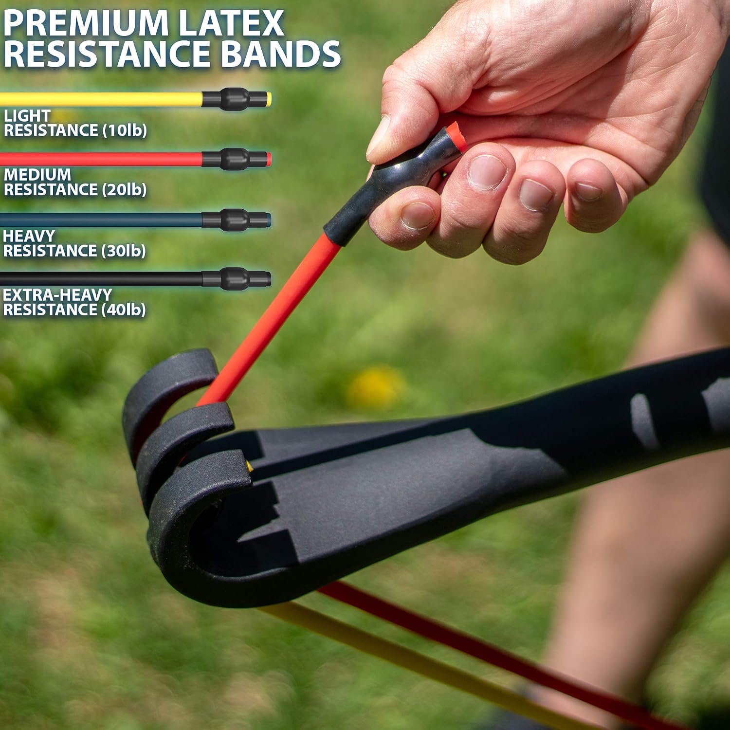 Synergee Resistance Bow – Portable Home Gym Bar and Bands