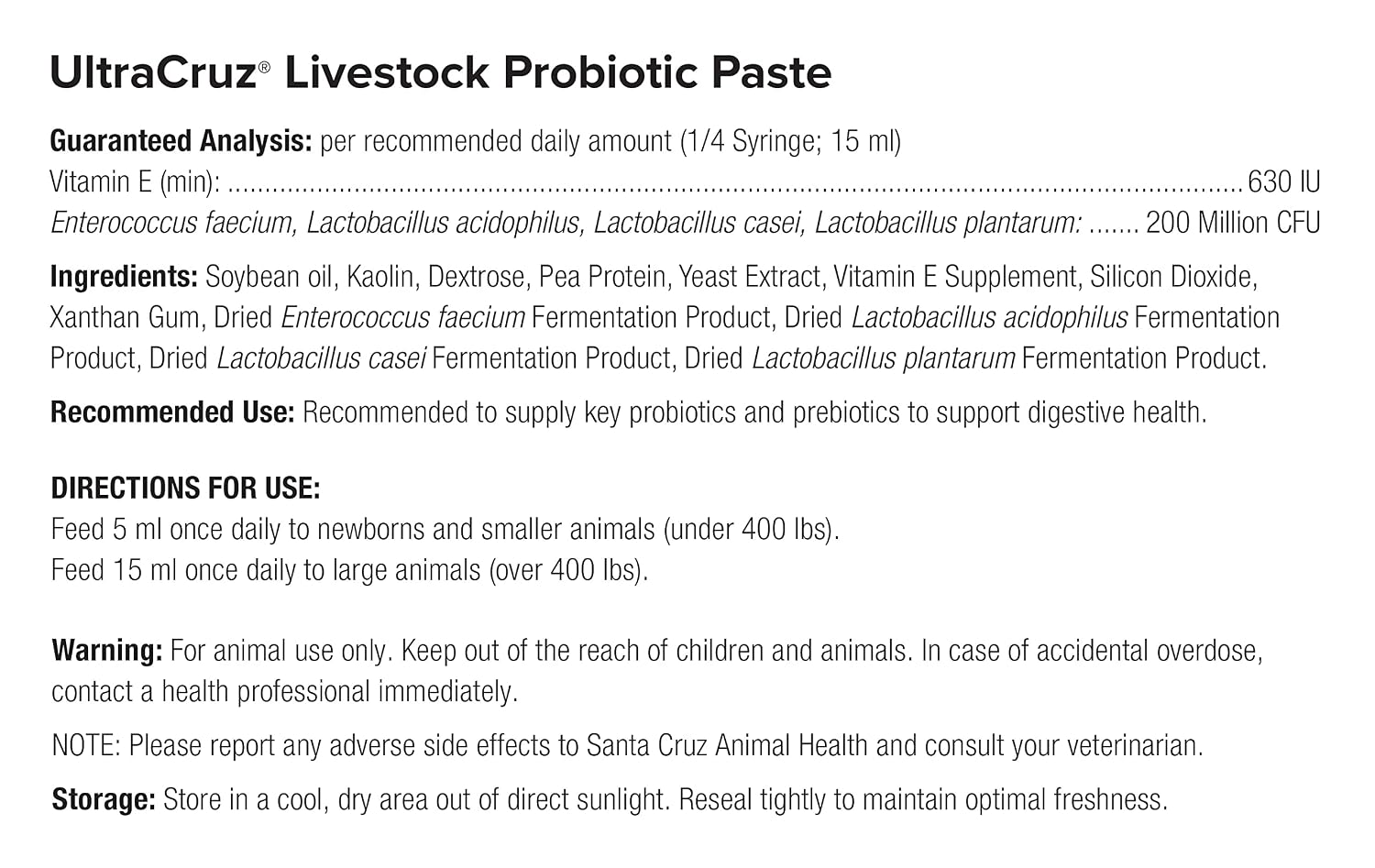 60 ml, Paste, 4 Day Supply