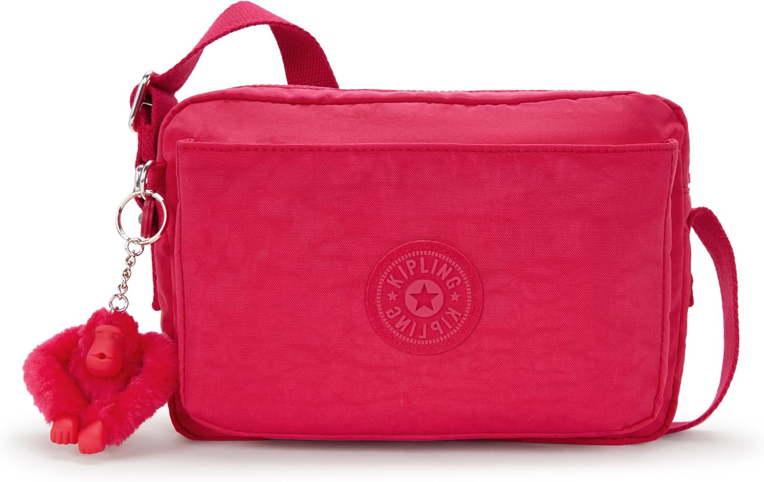 Kipling Women’s Abanu Medium Crossbody Bag, Lightweight, Adjustable Nylon Waist Pack with Multi-Compartment Zip Pockets