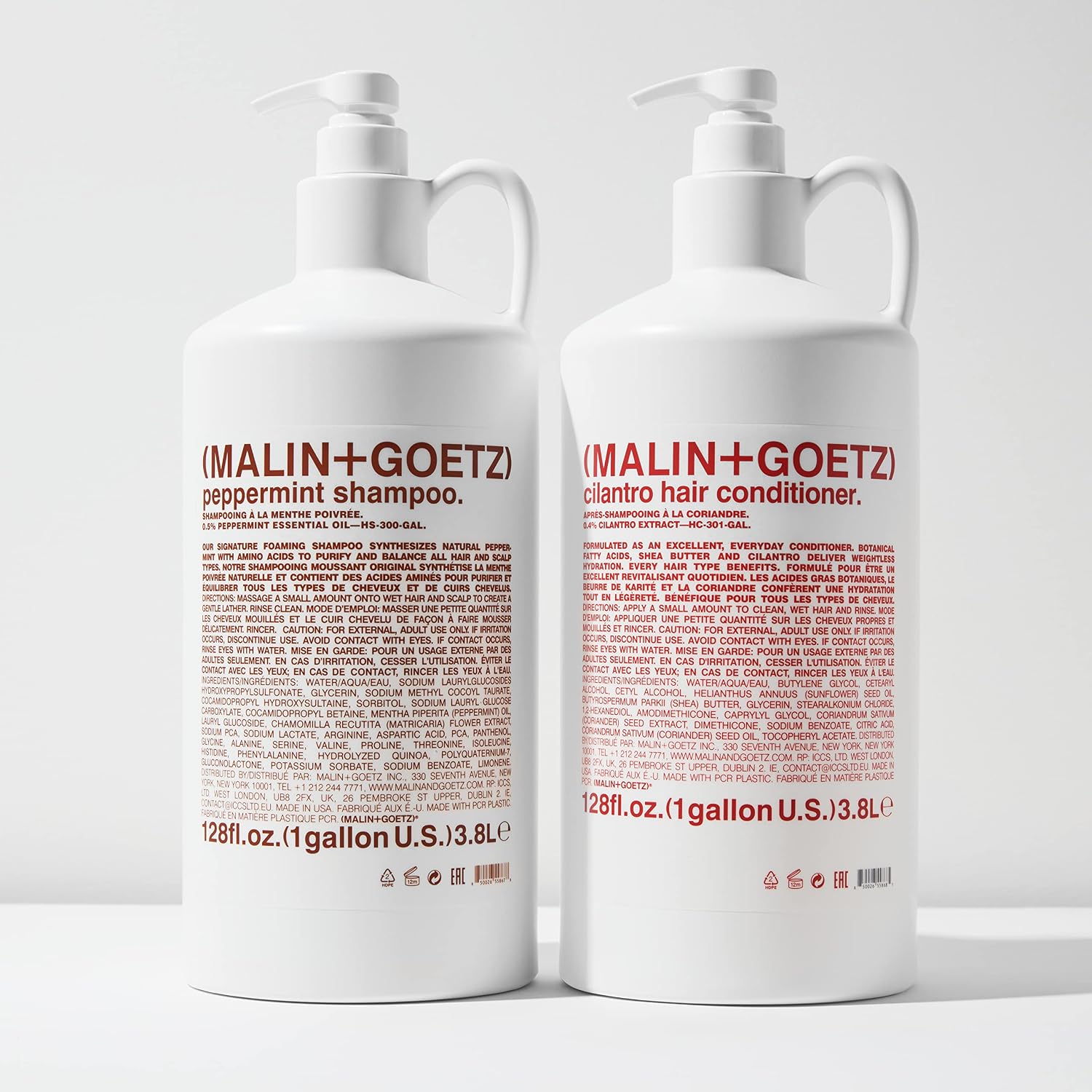MALIN+GOETZ Clarifying Shampoo | Cool Peppermint Formula | Daily Cleanser with Amino Acids | For All Hair Types | Vegan, Sulfate-Free & Unisex