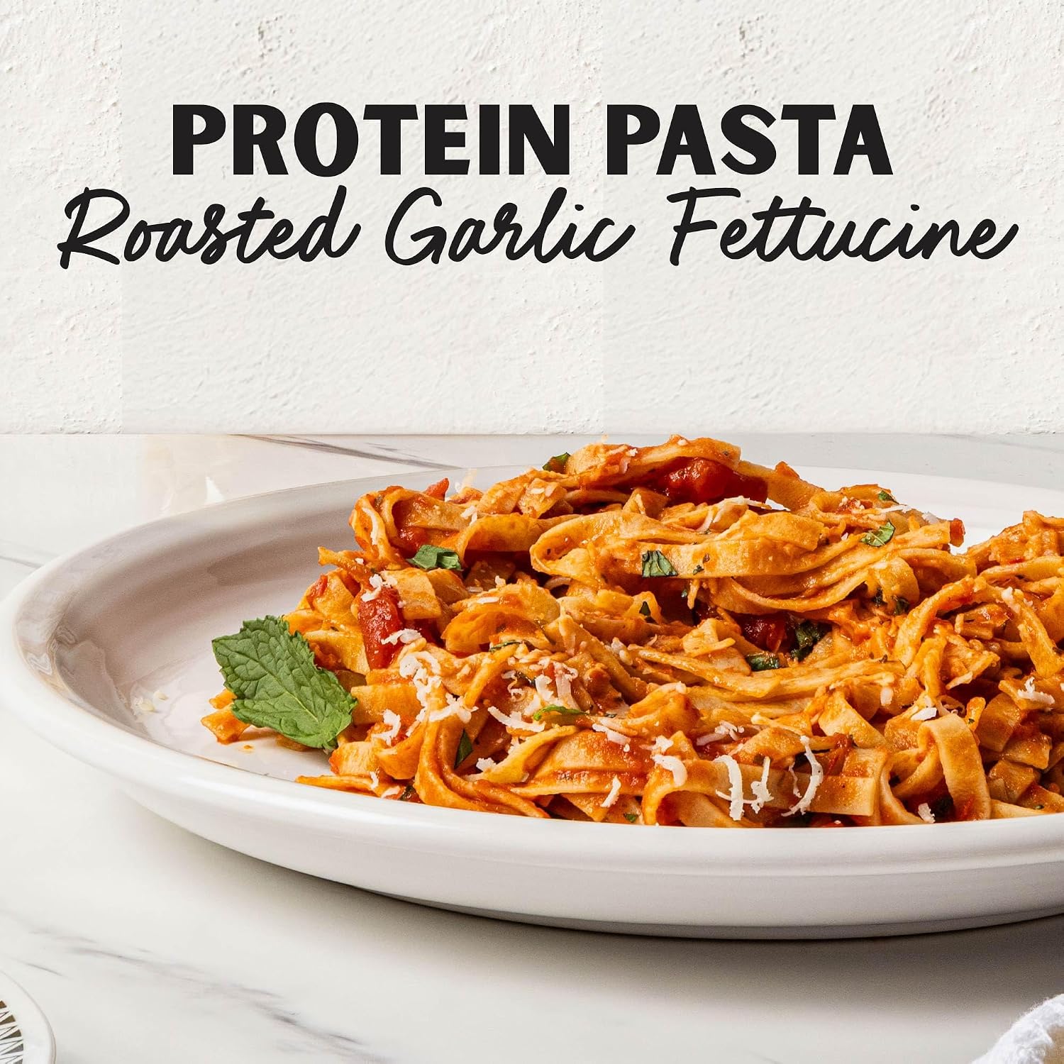 Al Dente Protein Egg Fettuccine 2-pack: 30g Protein from Eggs, Lower Carb | High Protein Fettuccine, No Beans/Legumes, Formerly Carba-Nada. Premium Pasta w/ Cage-Free Eggs, European Semolina Wheat