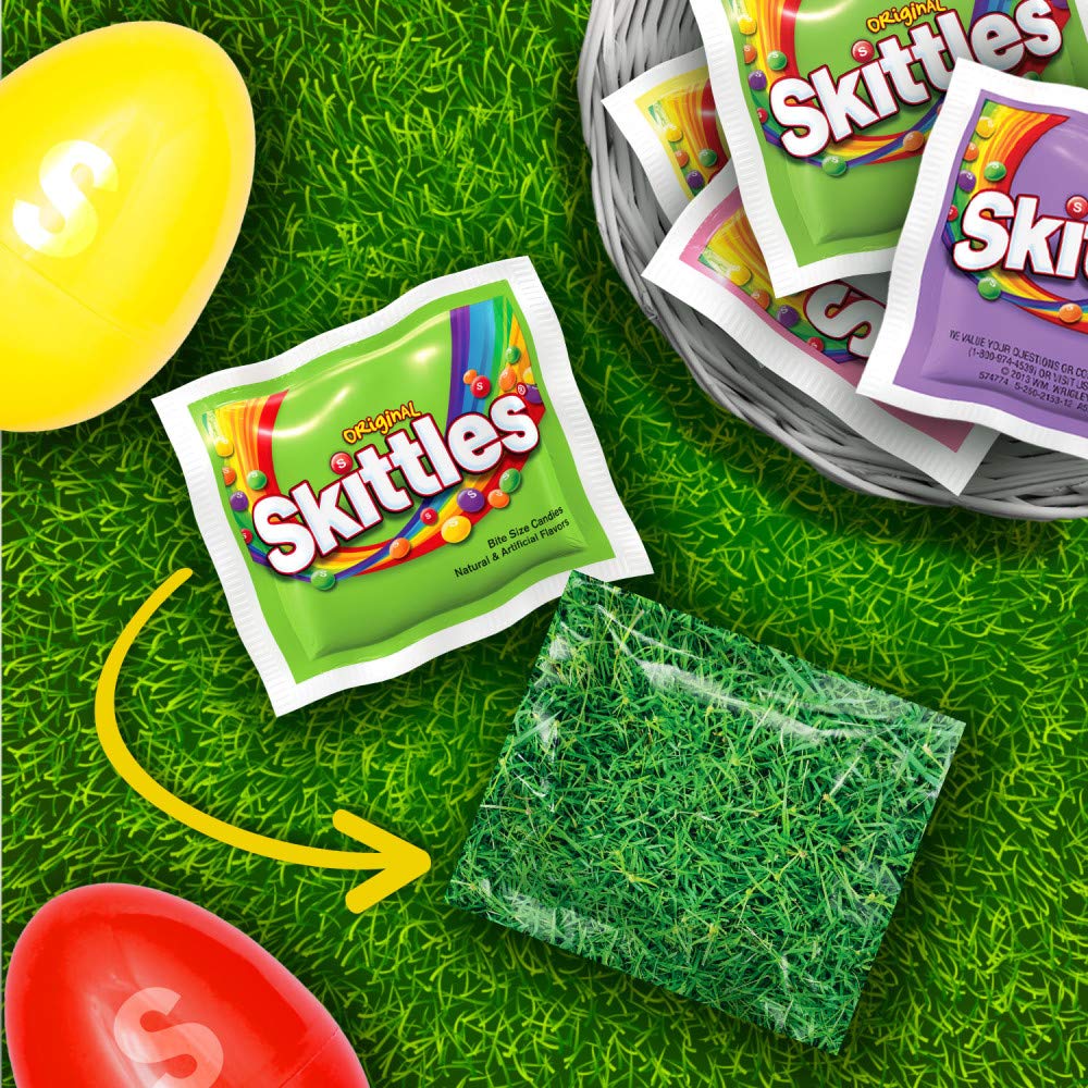 Skittles Fun Size Impossible Egg Hunt Chewy Easter Candy oz Bag, Original, 10.72 Ounce