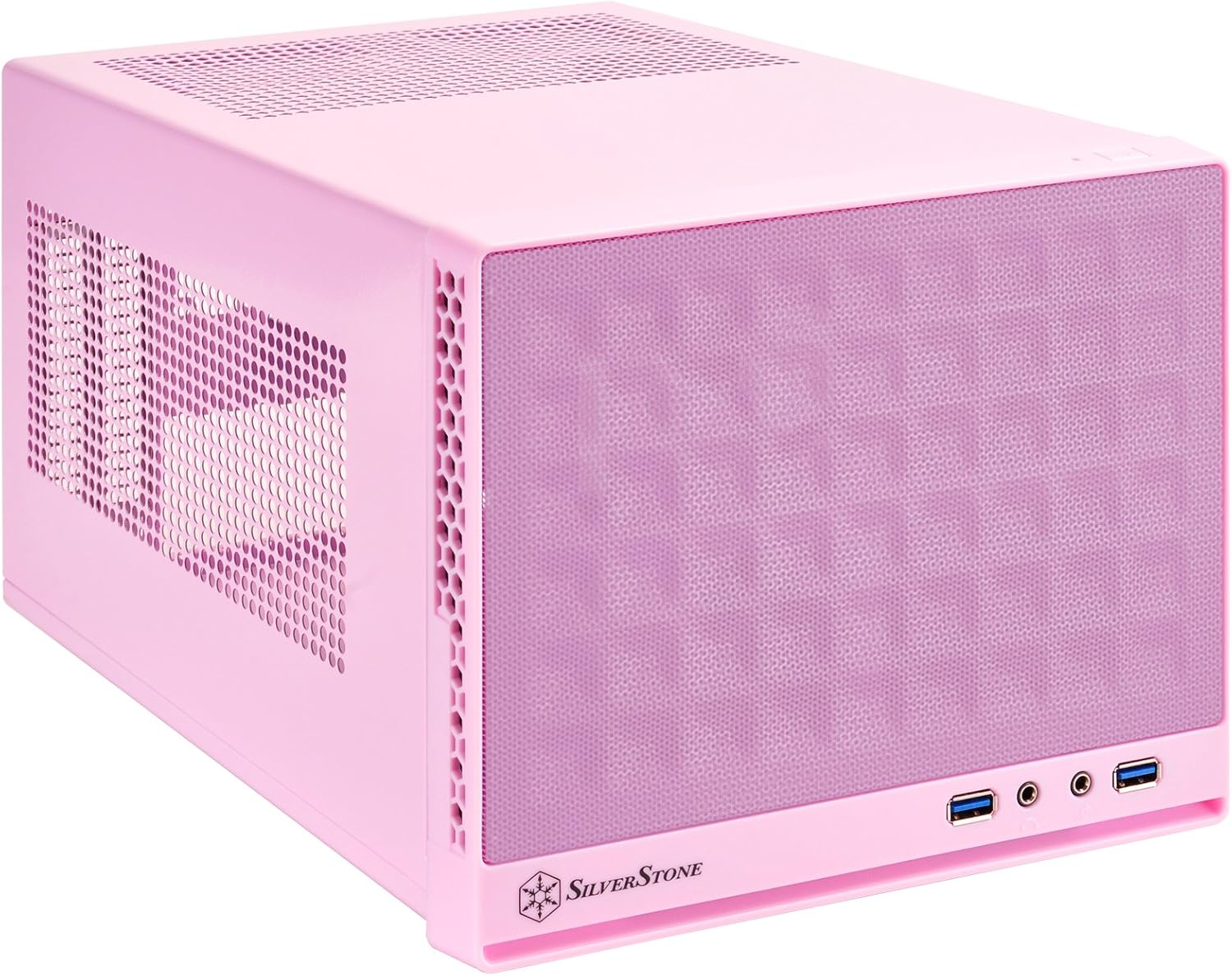 Silverstone Computer Case with Mesh Front Panel,Black (SG13B)