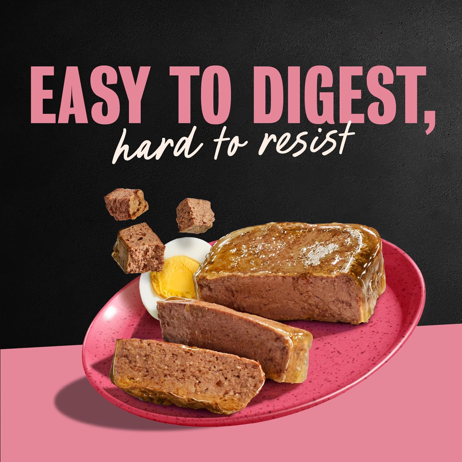 Cesar Classic Loaf Wet Dog Food, Meaty Selects, 3.5 oz, 12 Count, 2-Pack | Made in USA, Filet Mignon & Porterhouse Steak flavors, real beef #1 ingredient, no artificial flavors, easy peel trays