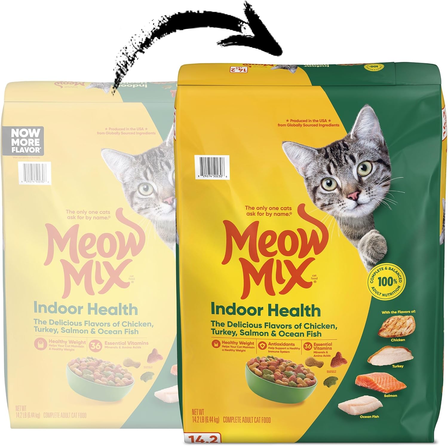 Meow Mix Indoor Health Dry Cat Food, 6.3 Pound Bag
